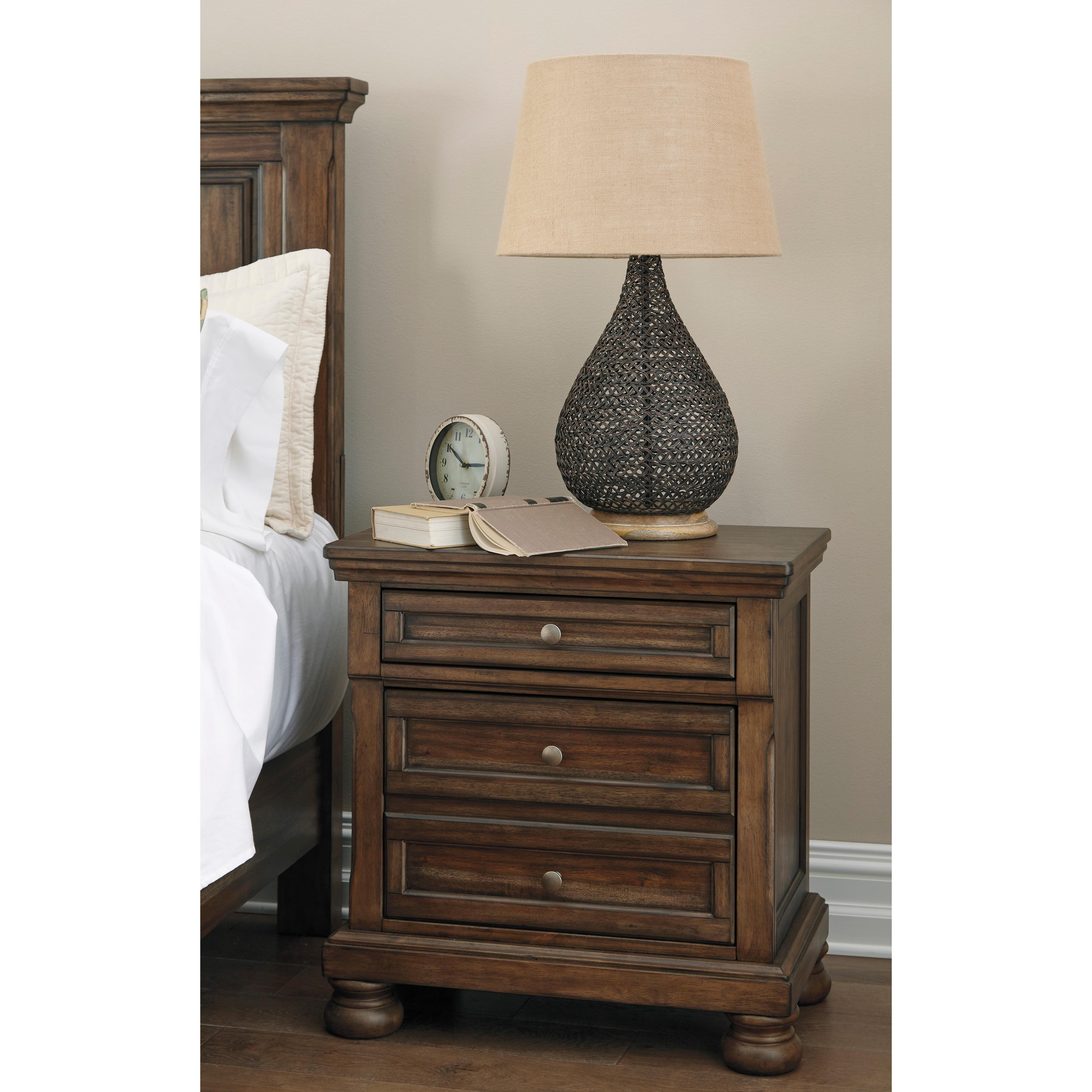  Signature Design by Ashley Flynnter 2-Drawer Nightstand B719-92 IMAGE 2