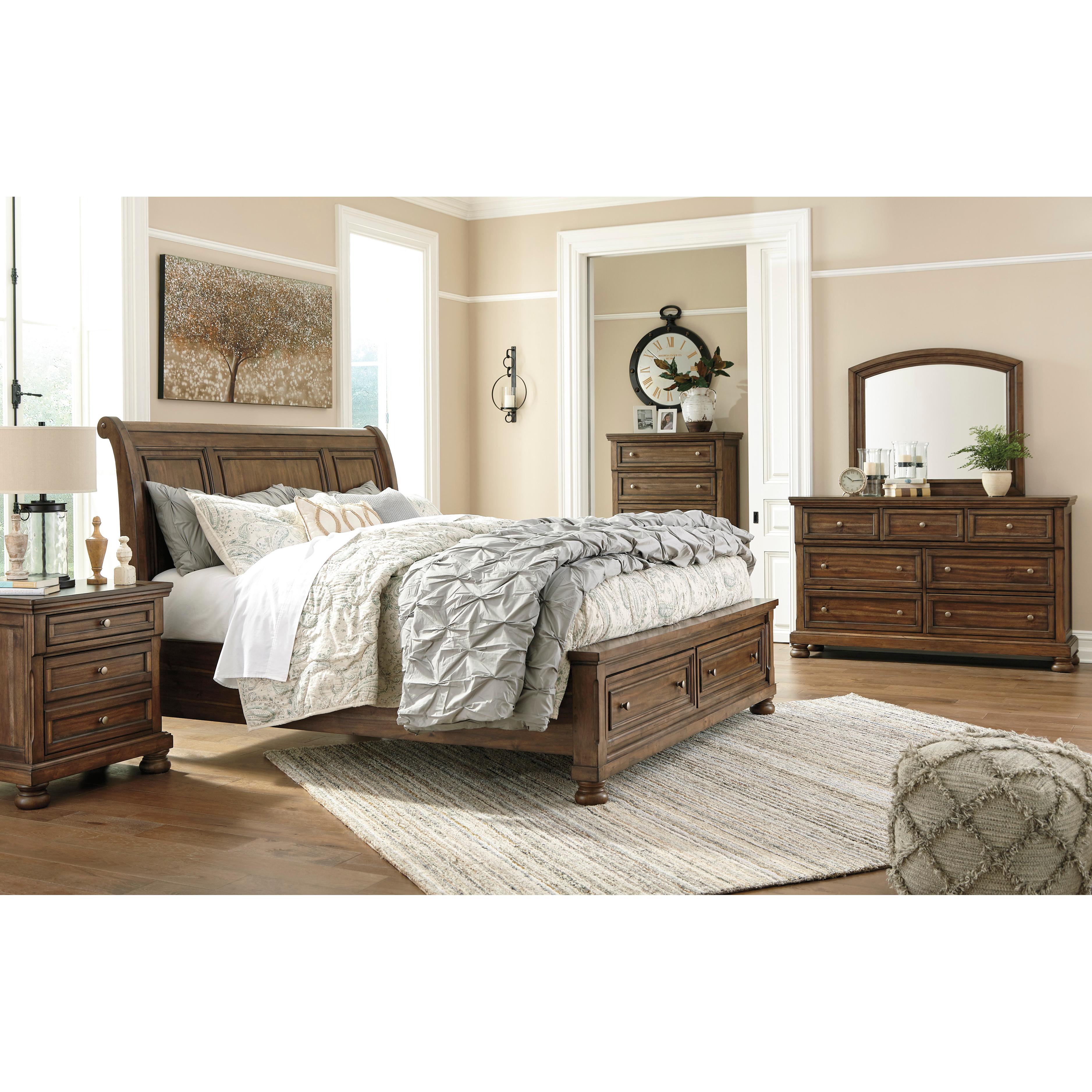  Signature Design by Ashley Flynnter King Sleigh Bed with Storage B719-78/B719-76/B719-99 IMAGE 9