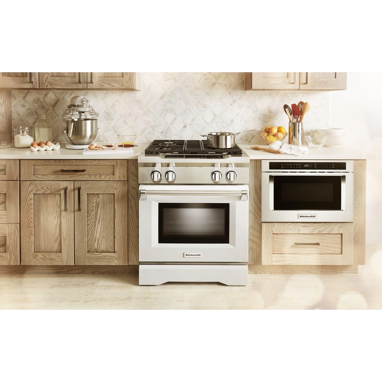  KitchenAid 24-inch, 1.2 cu. ft. Under-Counter Microwave Oven Drawer KMBD104GSS IMAGE 12