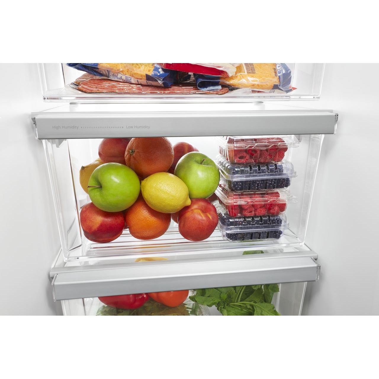  Whirlpool 36-inch, 24.5 cu. ft. Freestanding Side-by-Side Refrigerator with Exterior Ice and Water Dispenser with EveryDrop™ Water Filtration WRS335SDHM IMAGE 7