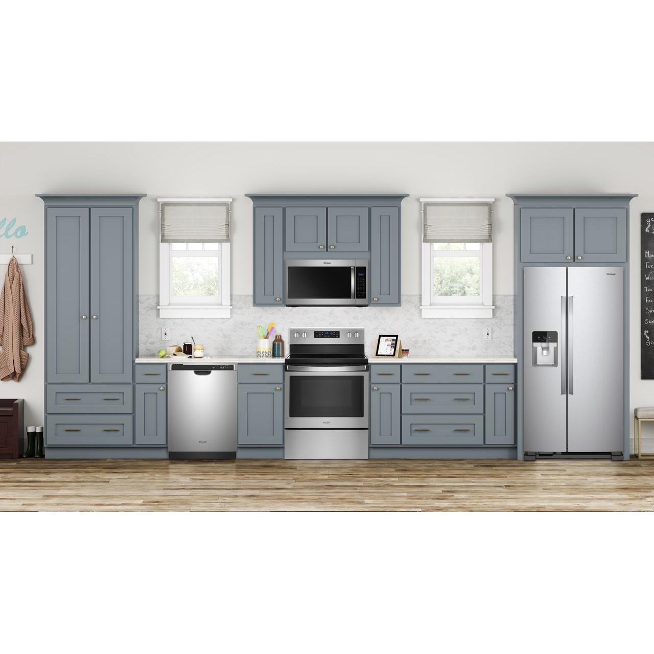  Whirlpool 36-inch, 24.5 cu. ft. Side-by-Side Freestanding Refrigerator with Exterior Ice and Water Dispenser with EveryDrop™ Water Filtration WRS555SIHZ IMAGE 14