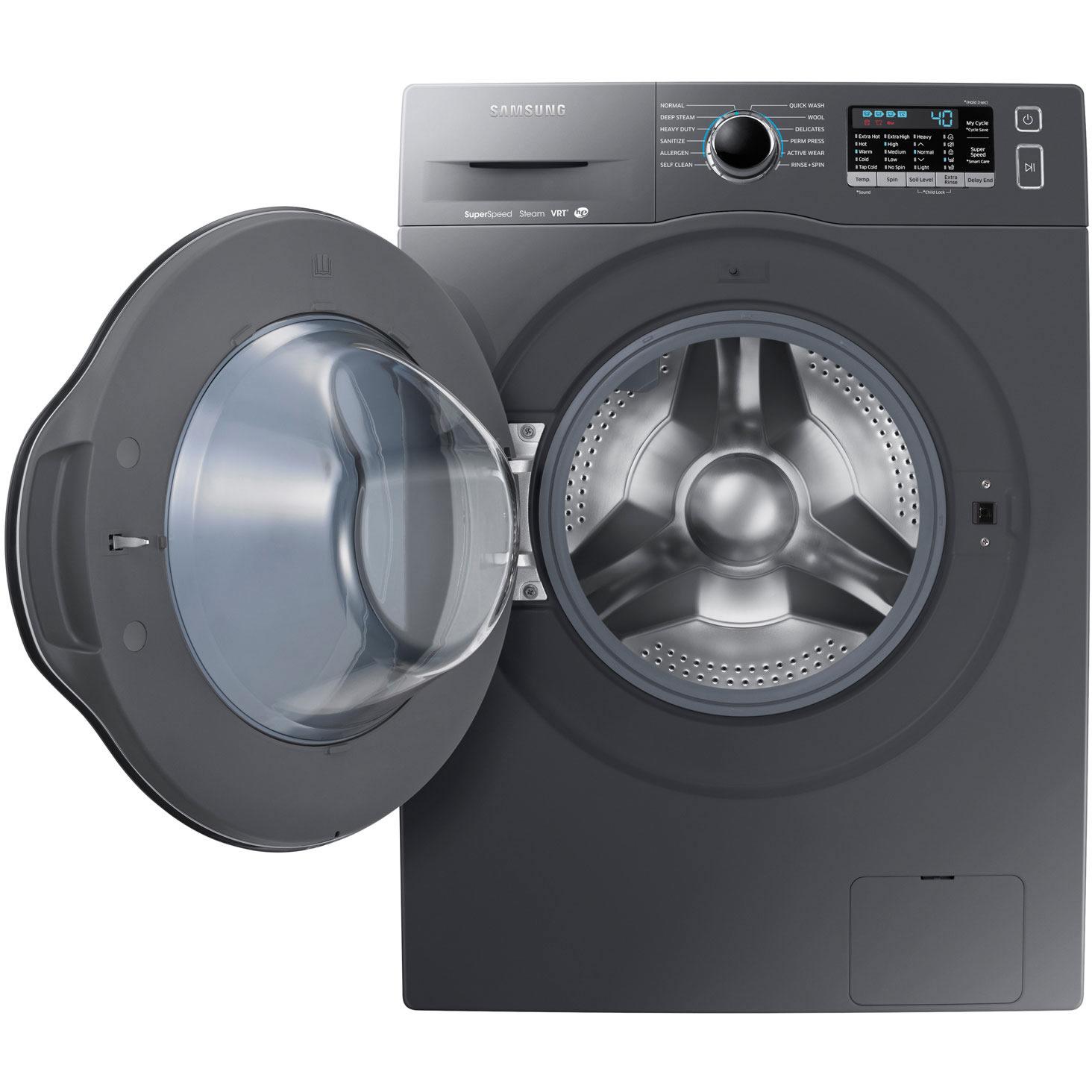  Samsung 2.6 cu. ft. Front Loading Washer with Steam WW22K6800AX/A2 IMAGE 4