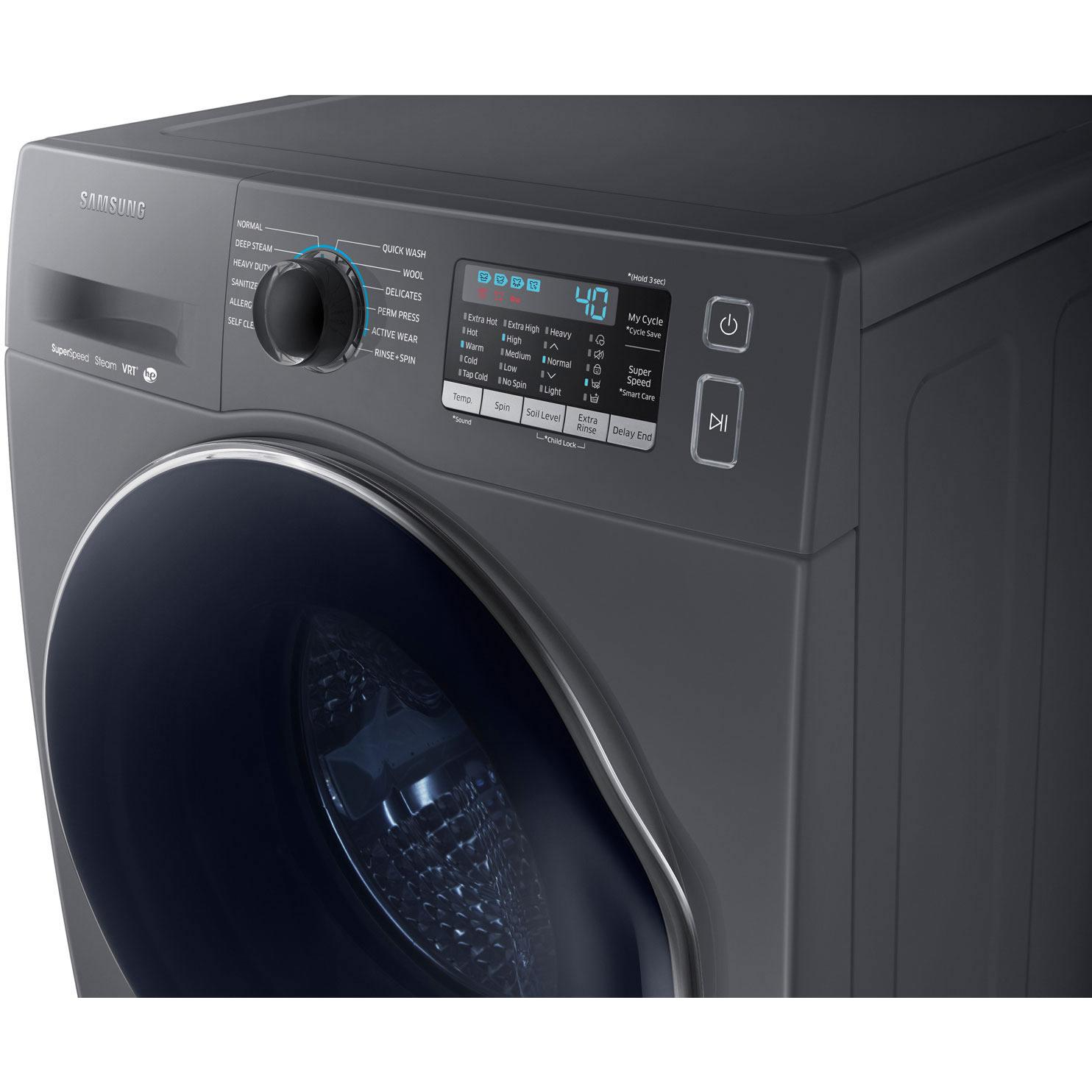  Samsung 2.6 cu. ft. Front Loading Washer with Steam WW22K6800AX/A2 IMAGE 6