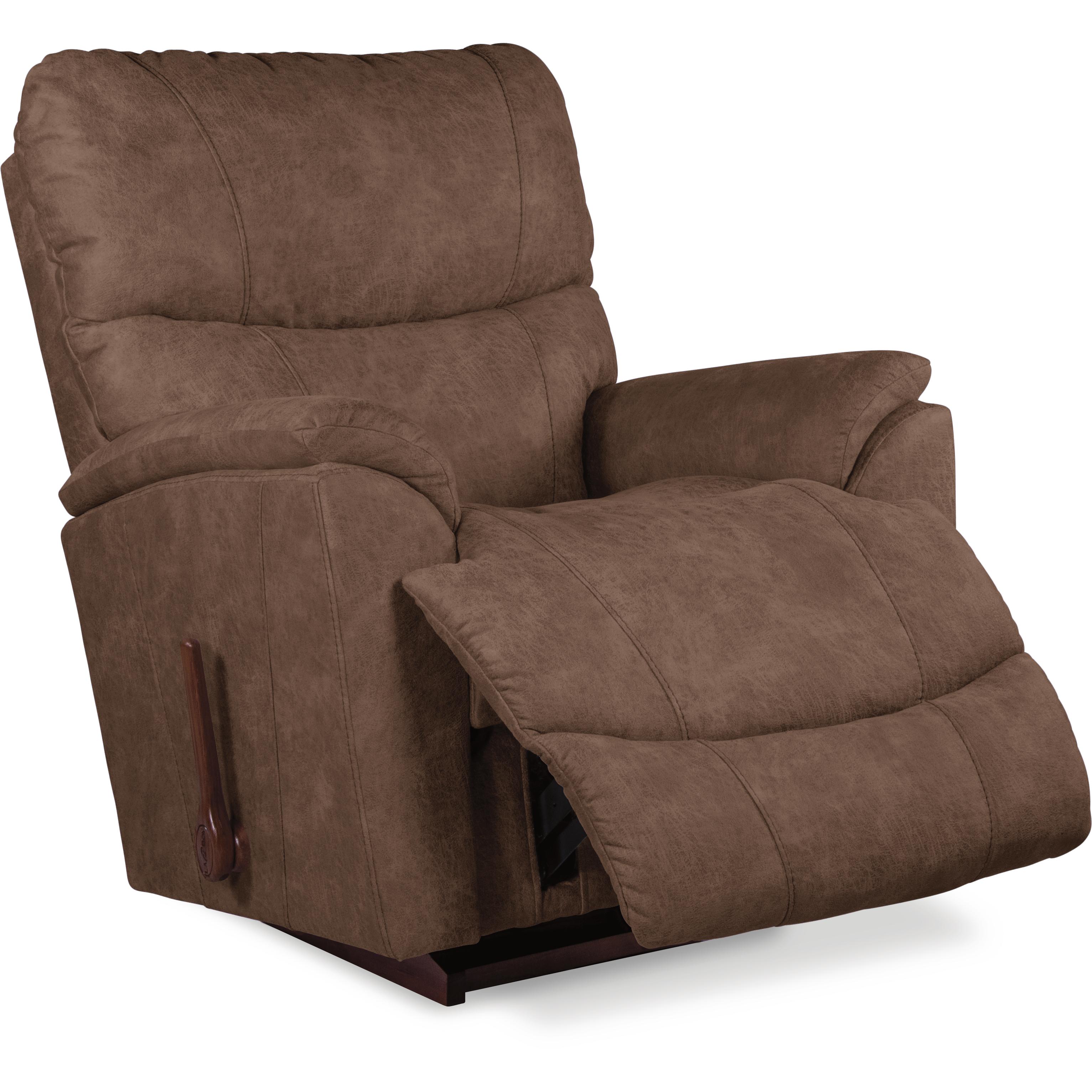  La-Z-Boy Trouper Rocker Fabric Recliner 010724 E153775 IMAGE 3
