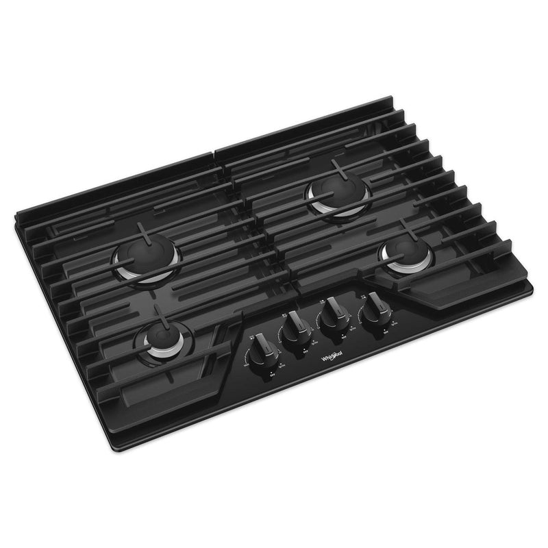 Whirlpool 30-inch Built-in Gas Cooktop with EZ-2-Lift™ WCG55US0HB IMAGE 3