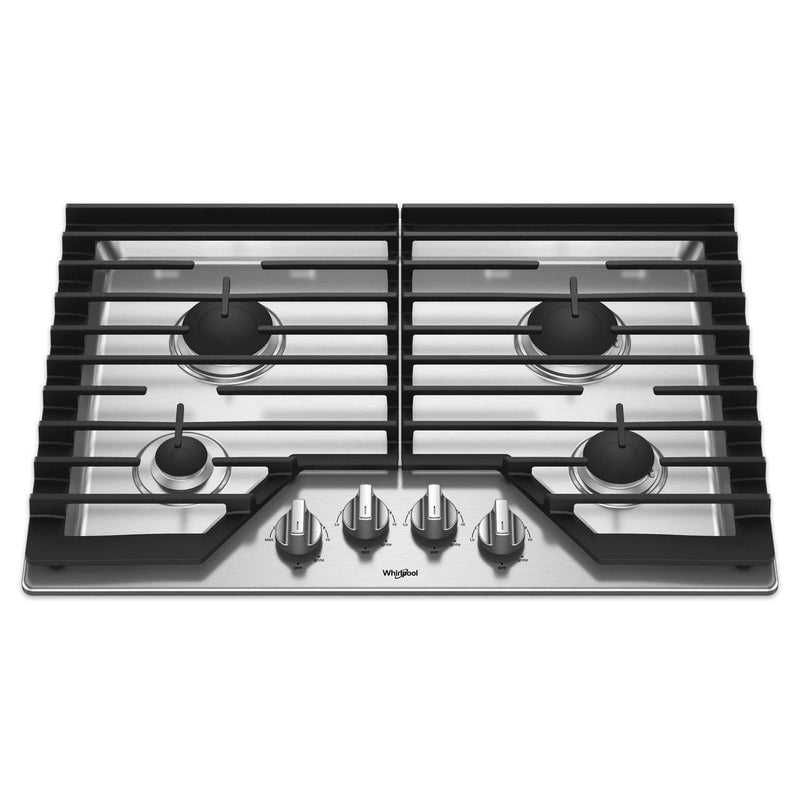 Whirlpool 30-inch Built-in Gas Cooktop with EZ-2-Lift™ WCG55US0HS IMAGE 2