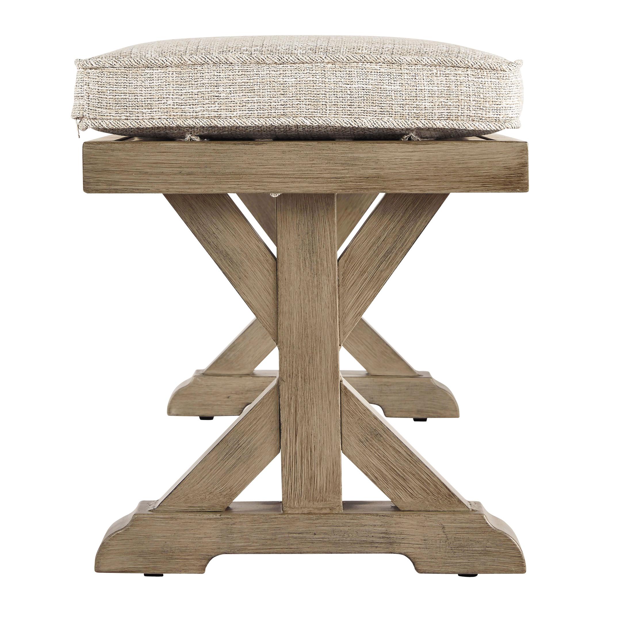  Signature Design by Ashley Beachcroft P791-600 Bench with Cushion IMAGE 3
