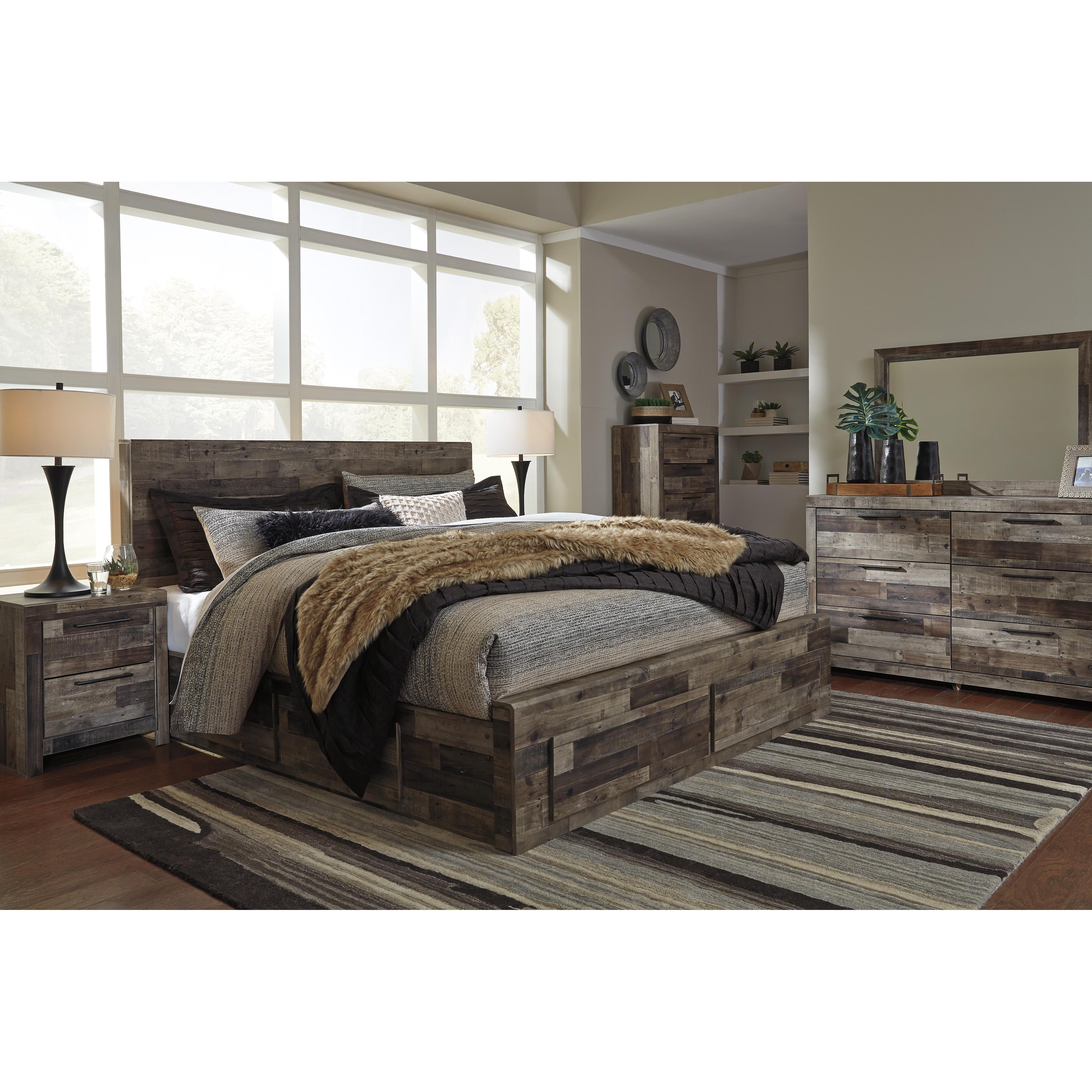  Benchcraft Derekson King Panel Bed with Storage B200-58/B200-56S/B200-60/B200-60/B100-14 IMAGE 6