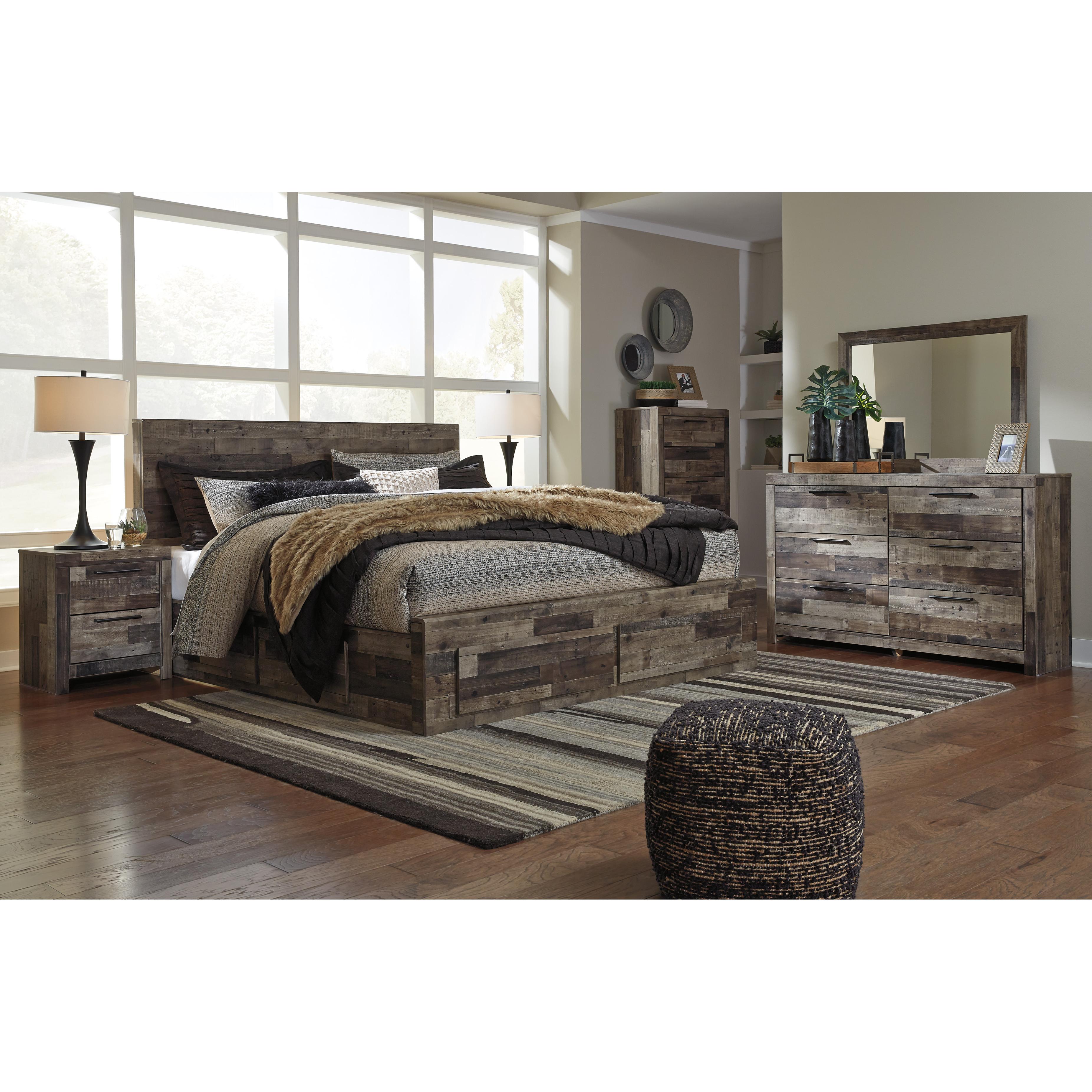  Benchcraft Derekson King Panel Bed with Storage B200-58/B200-56S/B200-60/B200-60/B100-14 IMAGE 7