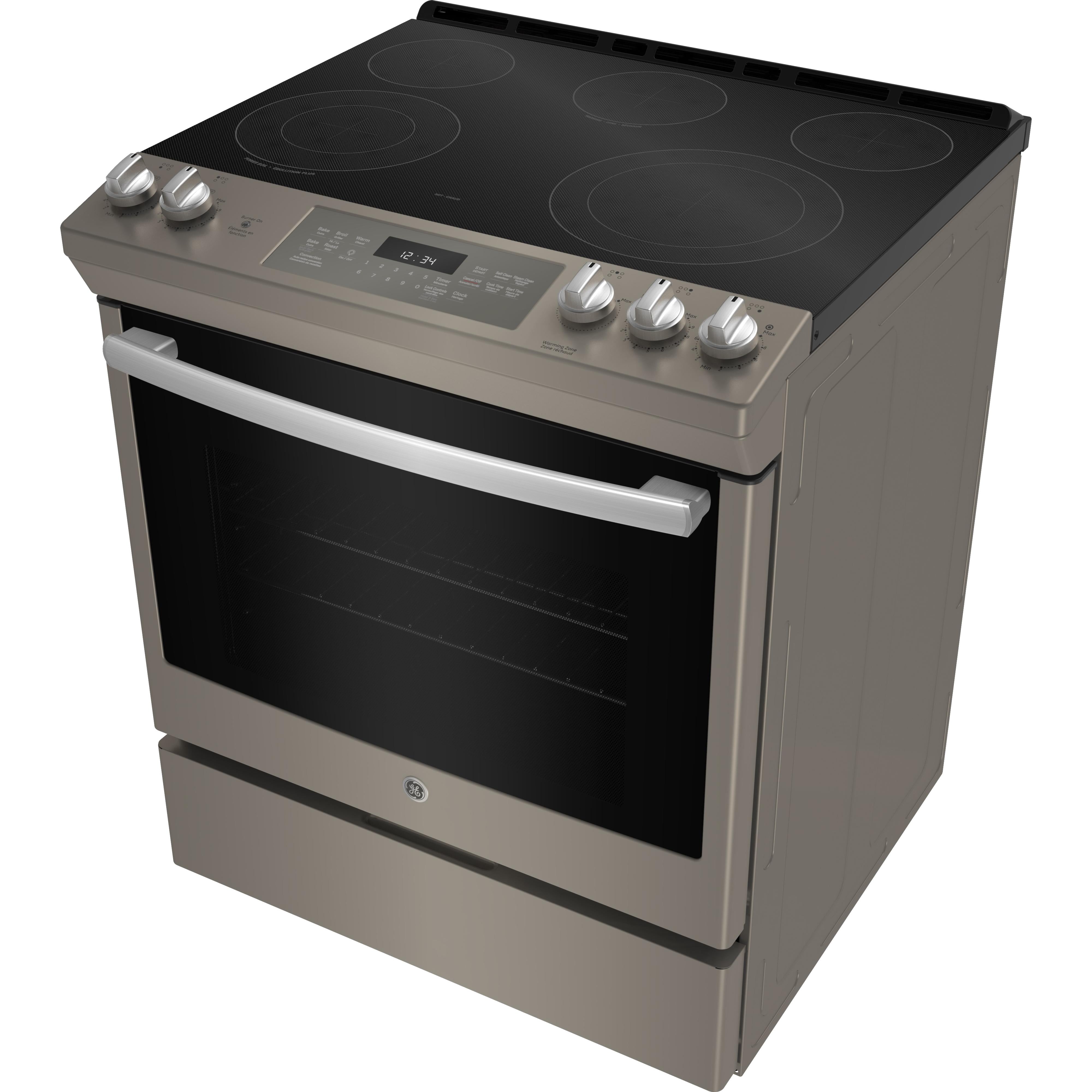  GE 30-inch Slide-in Electric Range with Self-cleaning oven and steam clean option JCS840EMES IMAGE 2