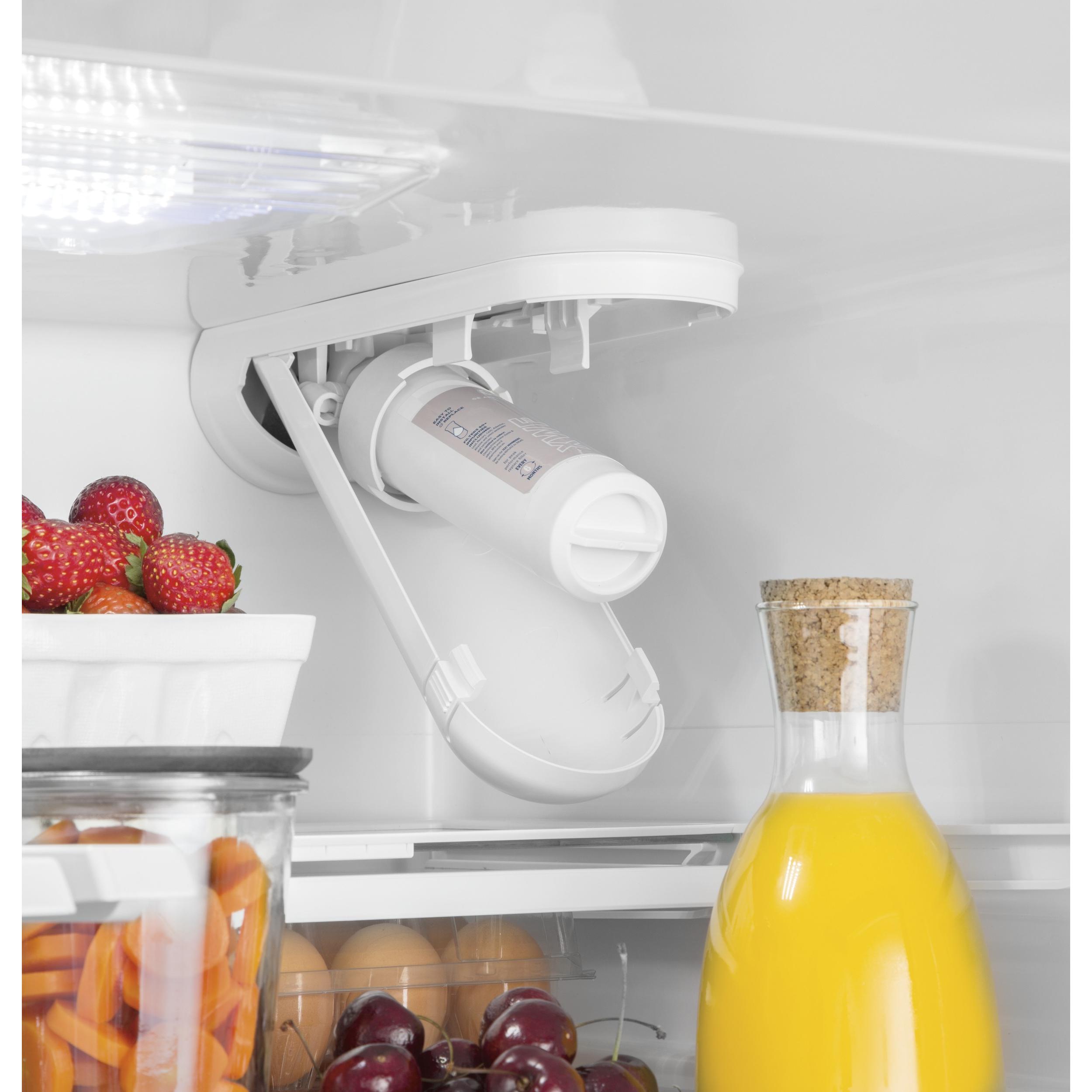  GE 36-inch, 27 cu.ft. Freestanding French 3-Door Refrigerator with Internal Water Dispenser GNE27JGMWW IMAGE 4