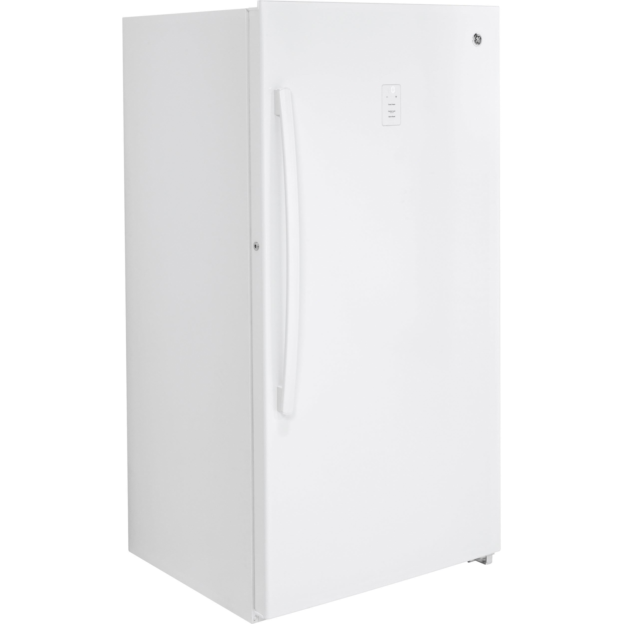  GE 17.3 cu.ft. Upright Freezer with Turbo Freeze FUF17SMRWW IMAGE 3