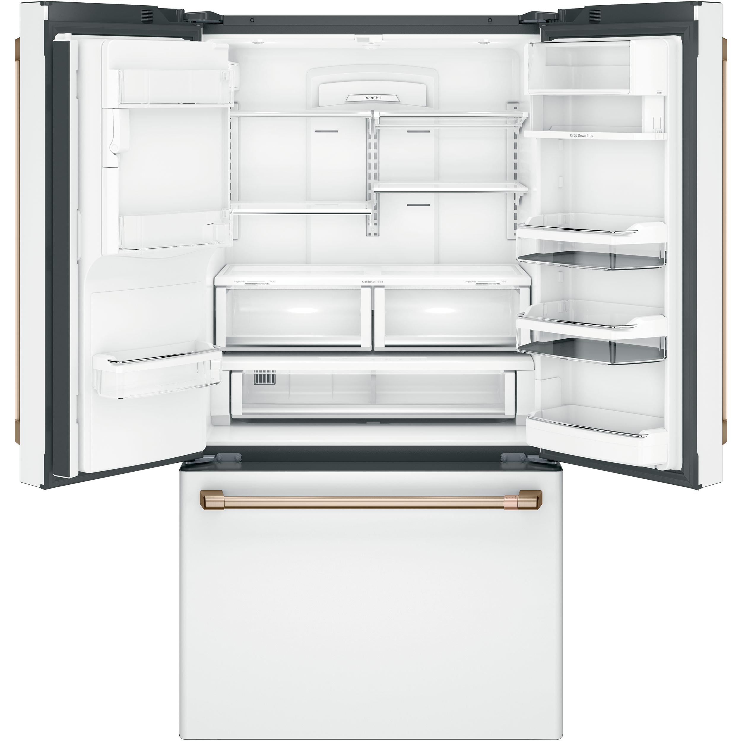  Café 36-inch, 22.2 cu.ft. Counter-Depth French 3-Door Refrigerator with Hot Water Dispenser CYE22TP4MW2 IMAGE 3