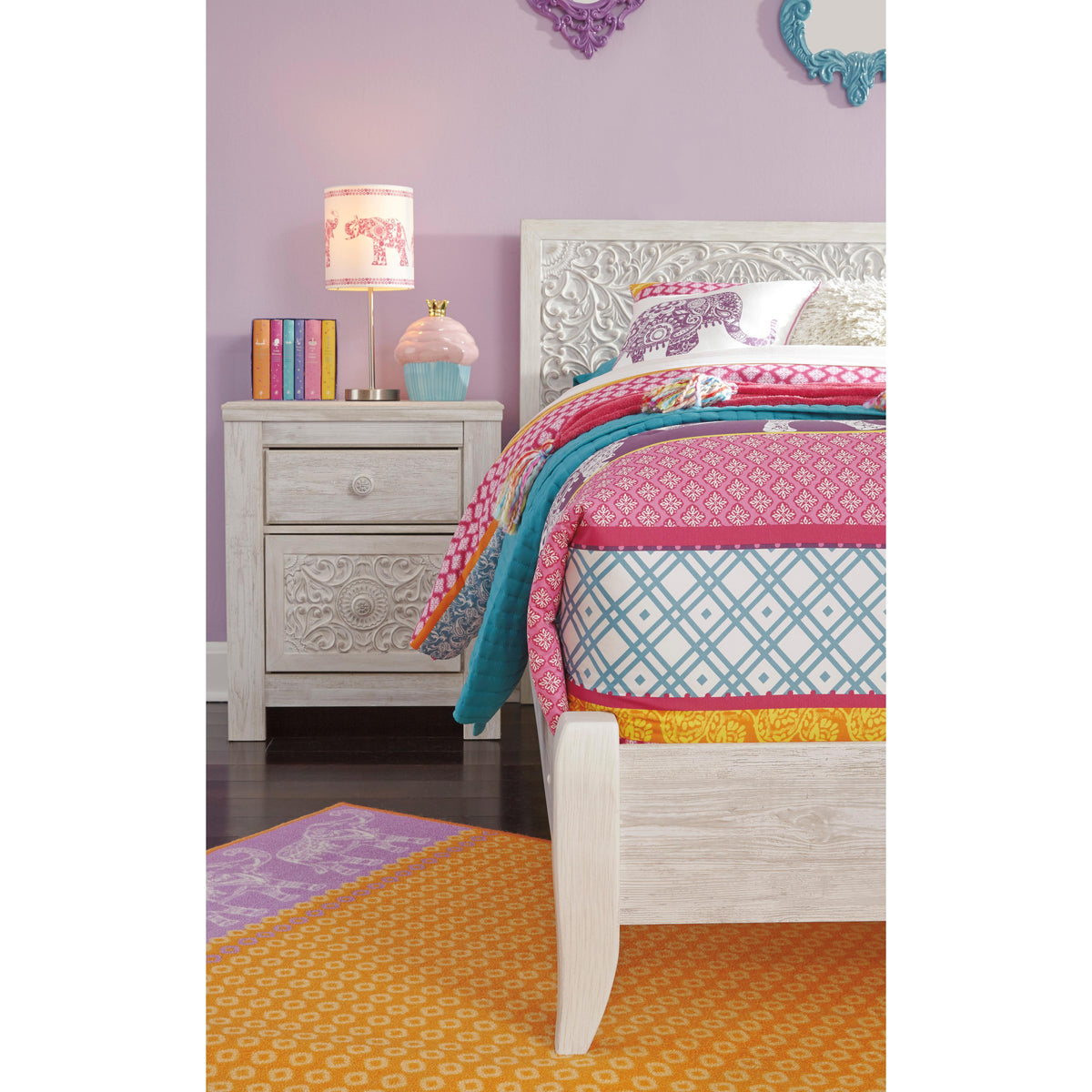  Signature Design by Ashley Paxberry B181B1 Twin Panel Bed IMAGE 5