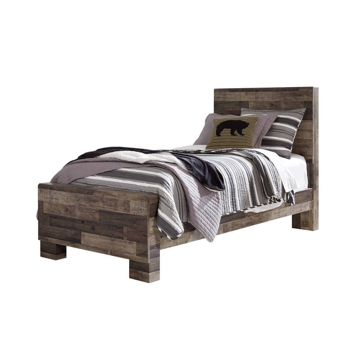  Benchcraft Derekson B200B2 Twin Panel Bed IMAGE 1
