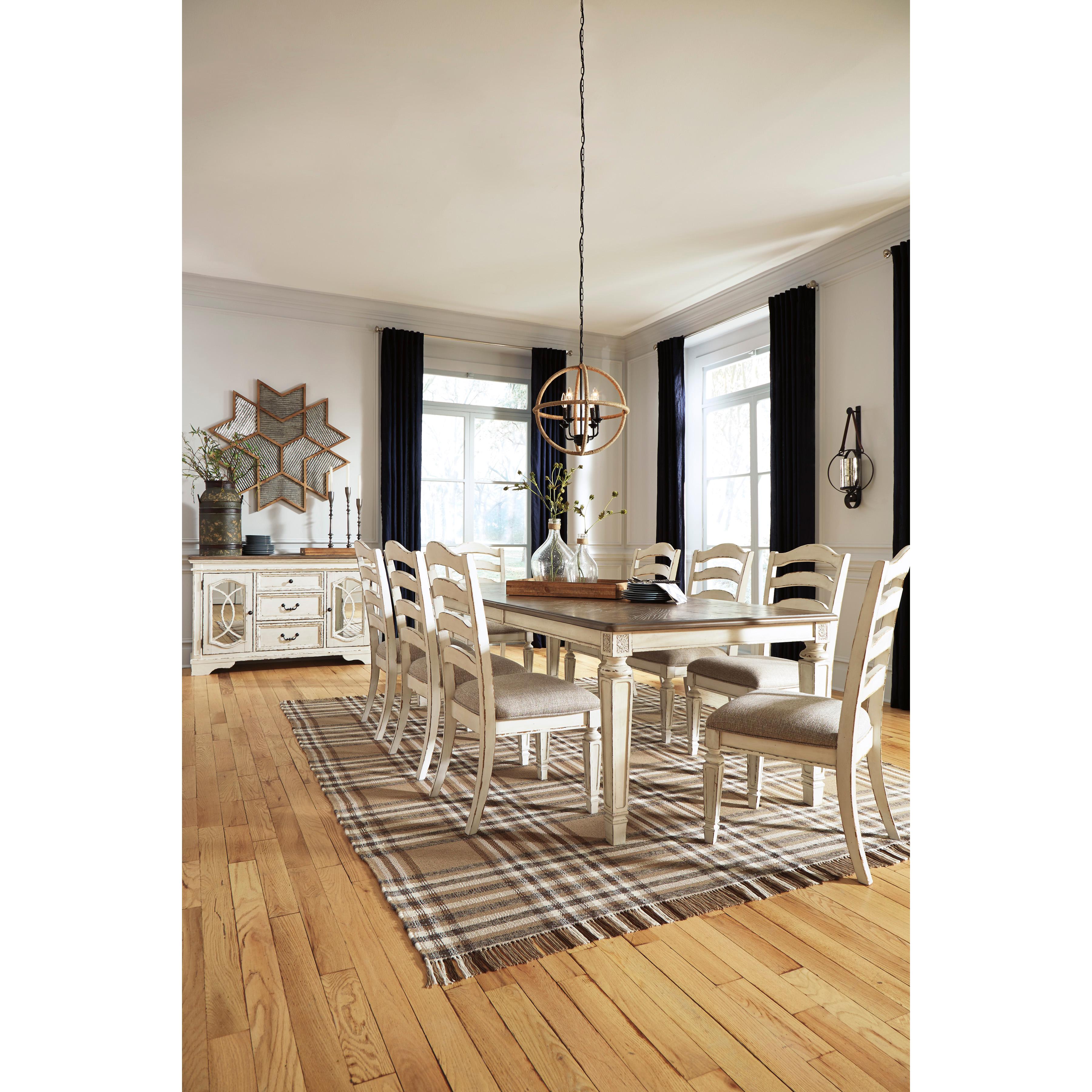  Signature Design by Ashley Realyn Dining Table D743-45 IMAGE 8