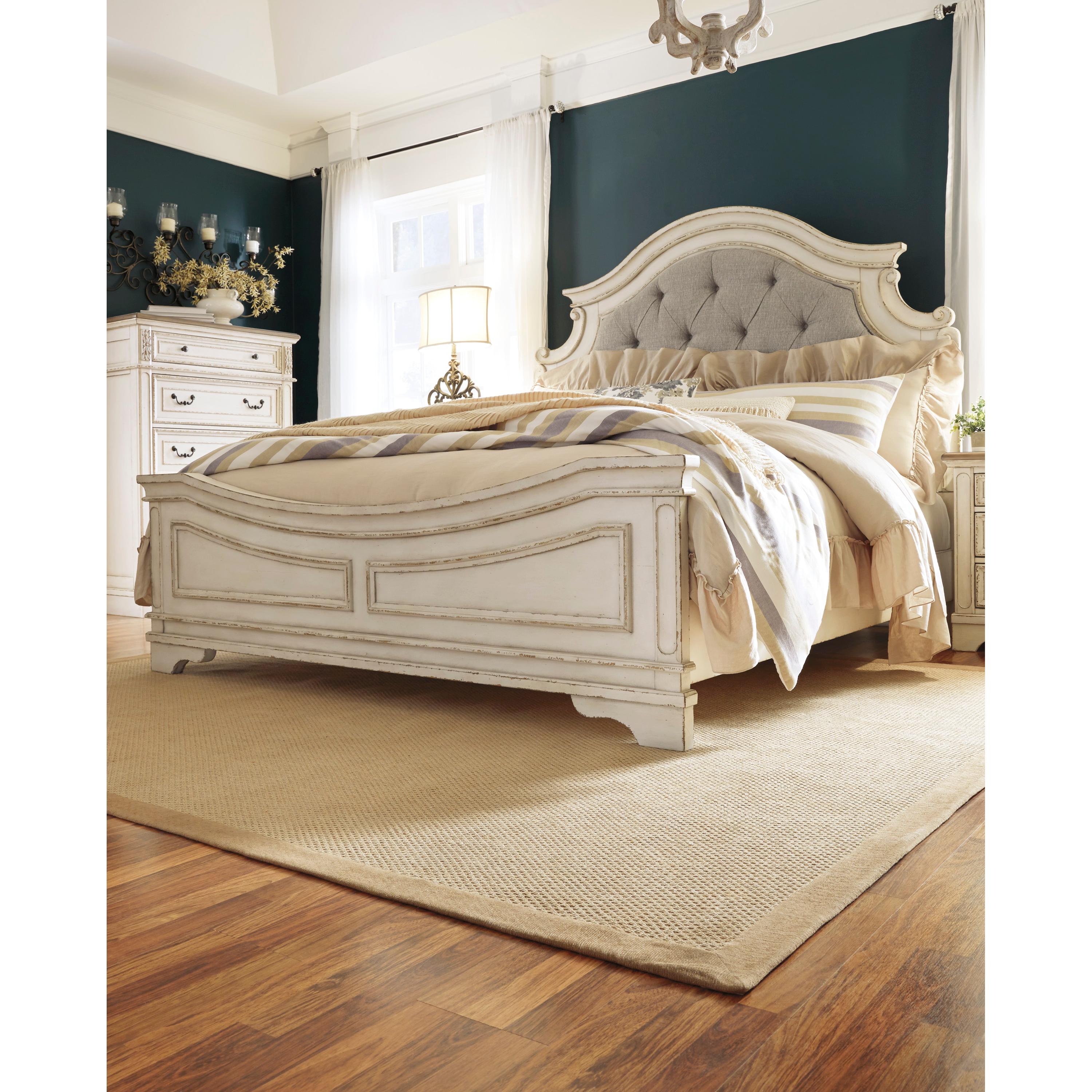  Signature Design by Ashley Realyn California King Upholstered Panel Bed B743-58/B743-56/B743-94 IMAGE 6