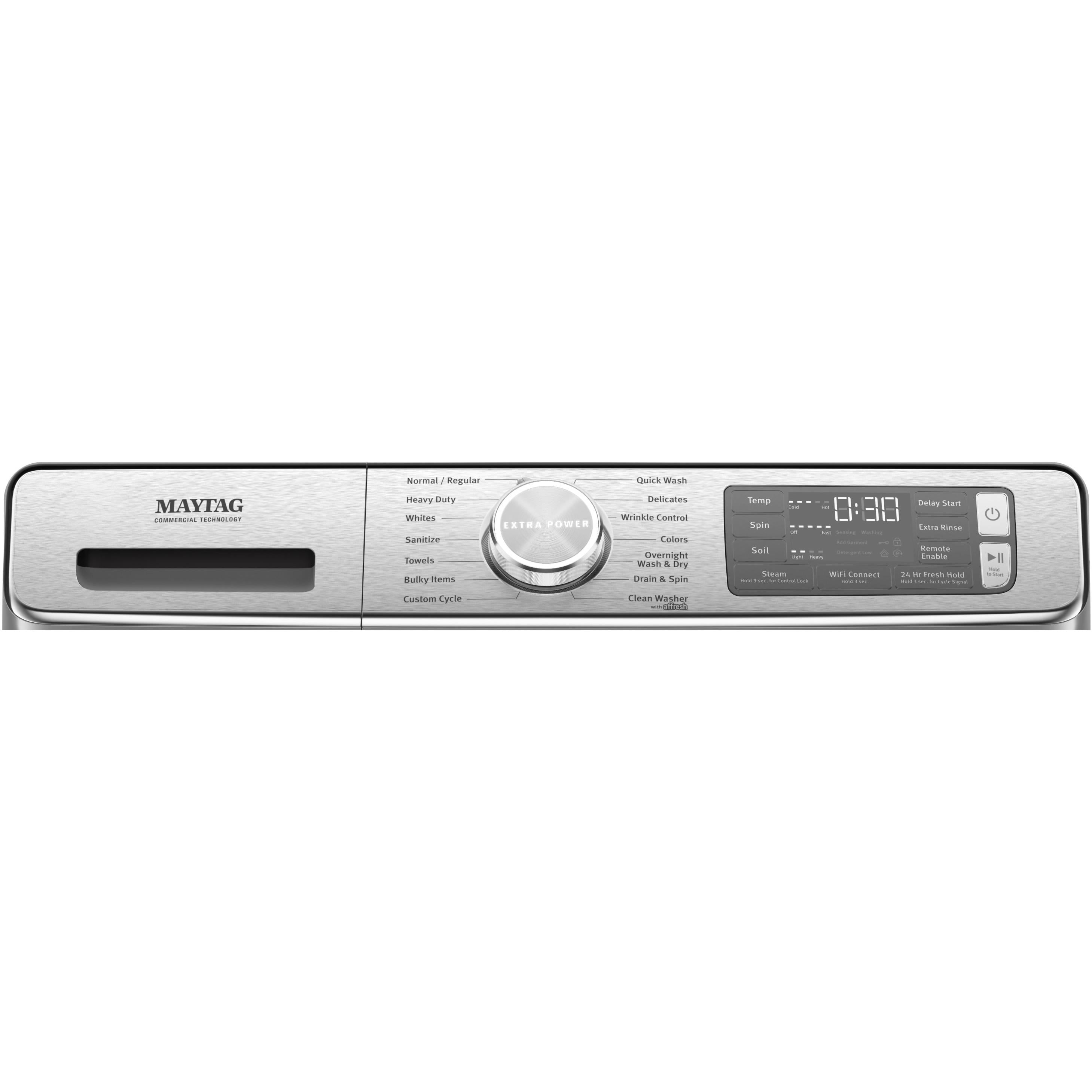  Maytag 5.8 cu. ft. Front Loading Washer with Extra Power button MHW8630HC IMAGE 2