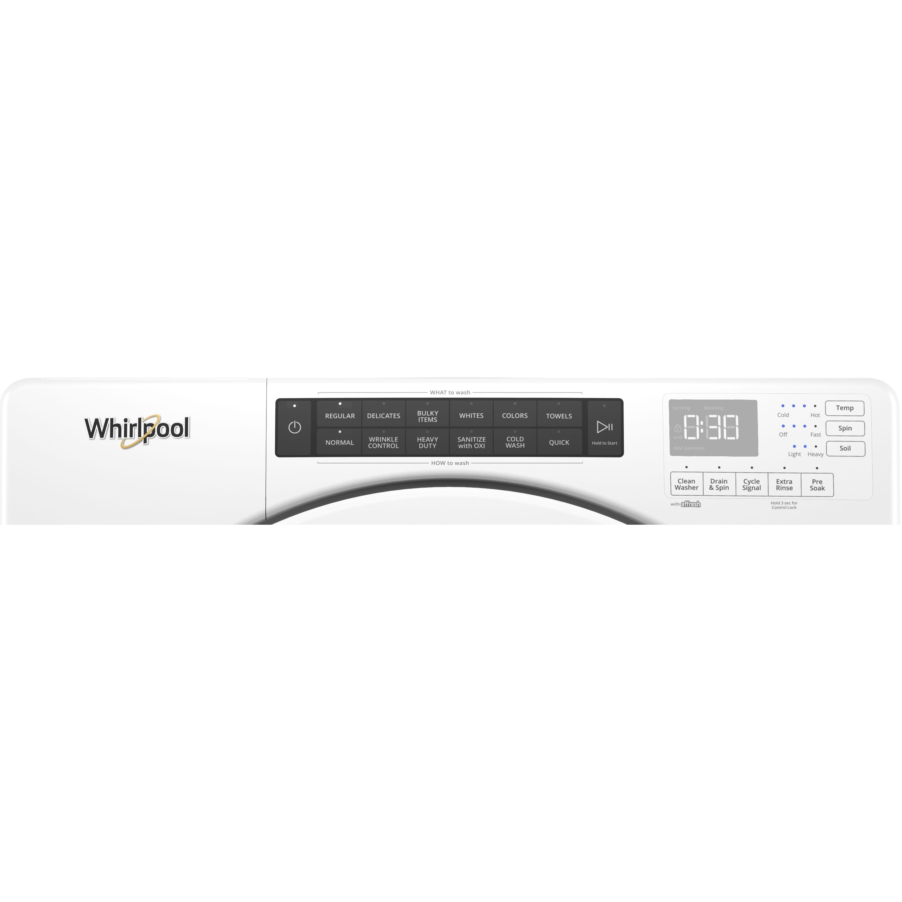  Whirlpool 5.0 cu. ft. Front Loading Washer with Single Dose Dispenser WFW560CHW IMAGE 2