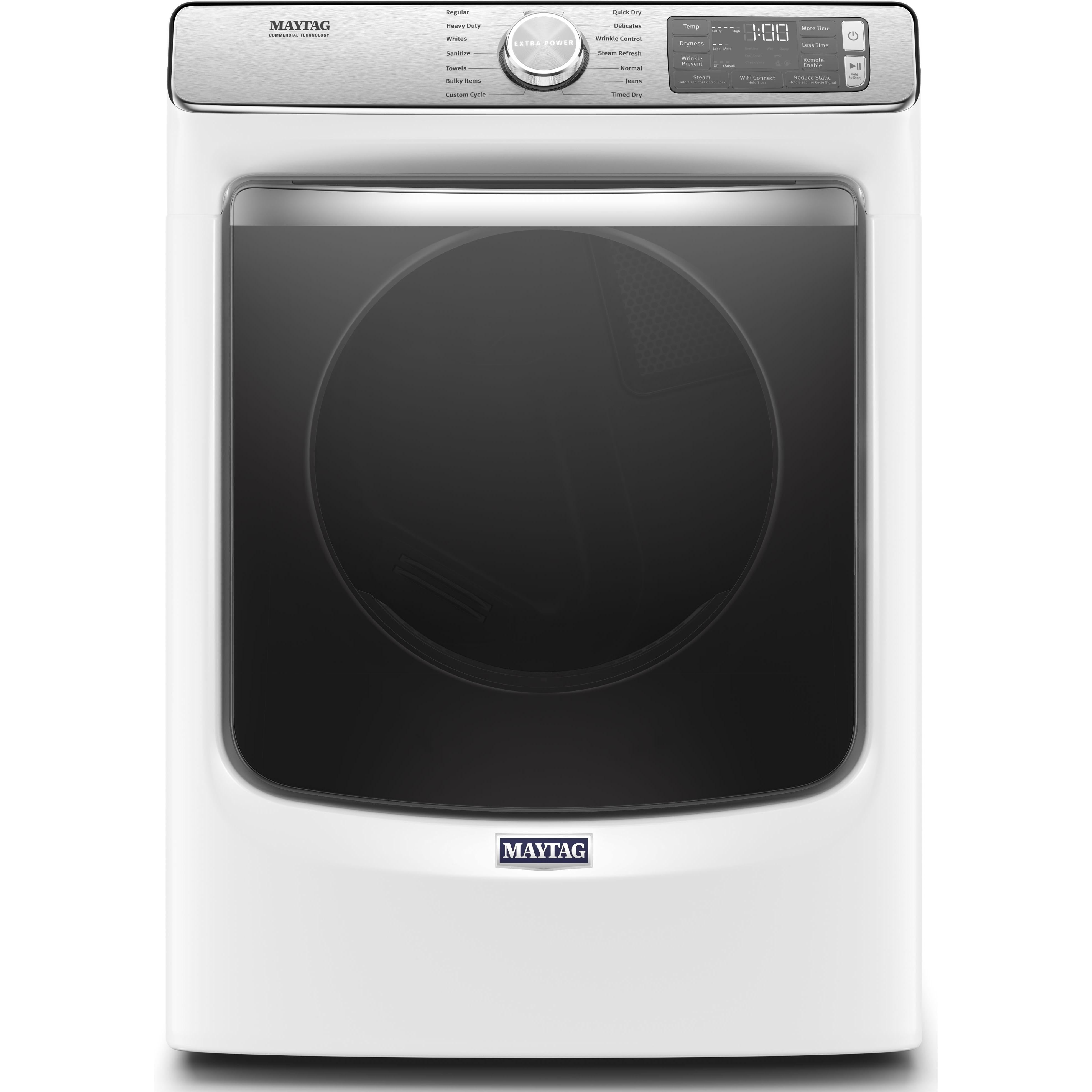  Maytag 7.3 cu.ft. Gas Dryer with Extra Moisture Sensor MGD8630HW IMAGE 1
