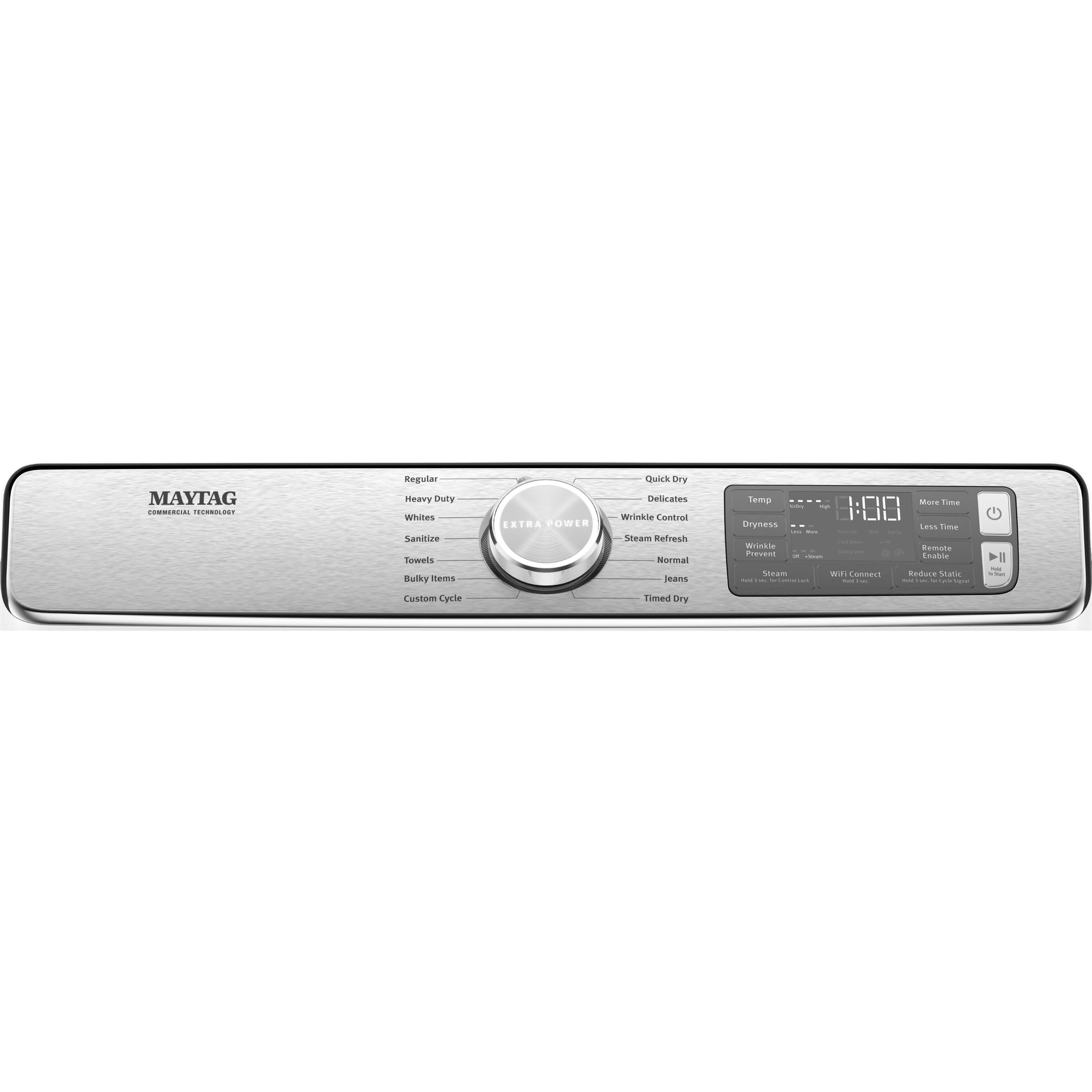  Maytag 7.3 cu.ft. Electric Dryer with Extra Moisture Sensor YMED8630HW IMAGE 2
