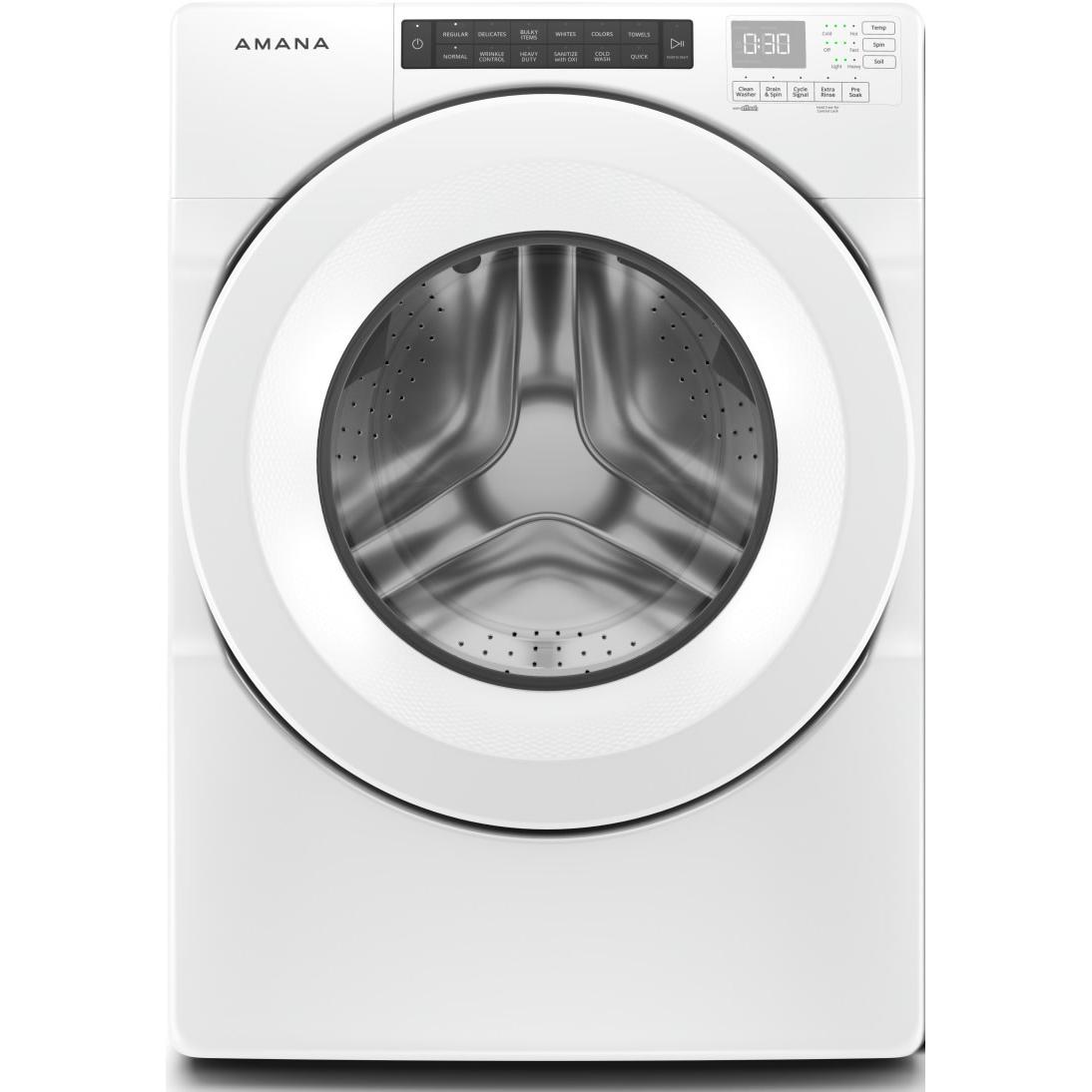  Amana 5.0 cu. ft. Front Load Washer NFW5800HW IMAGE 1