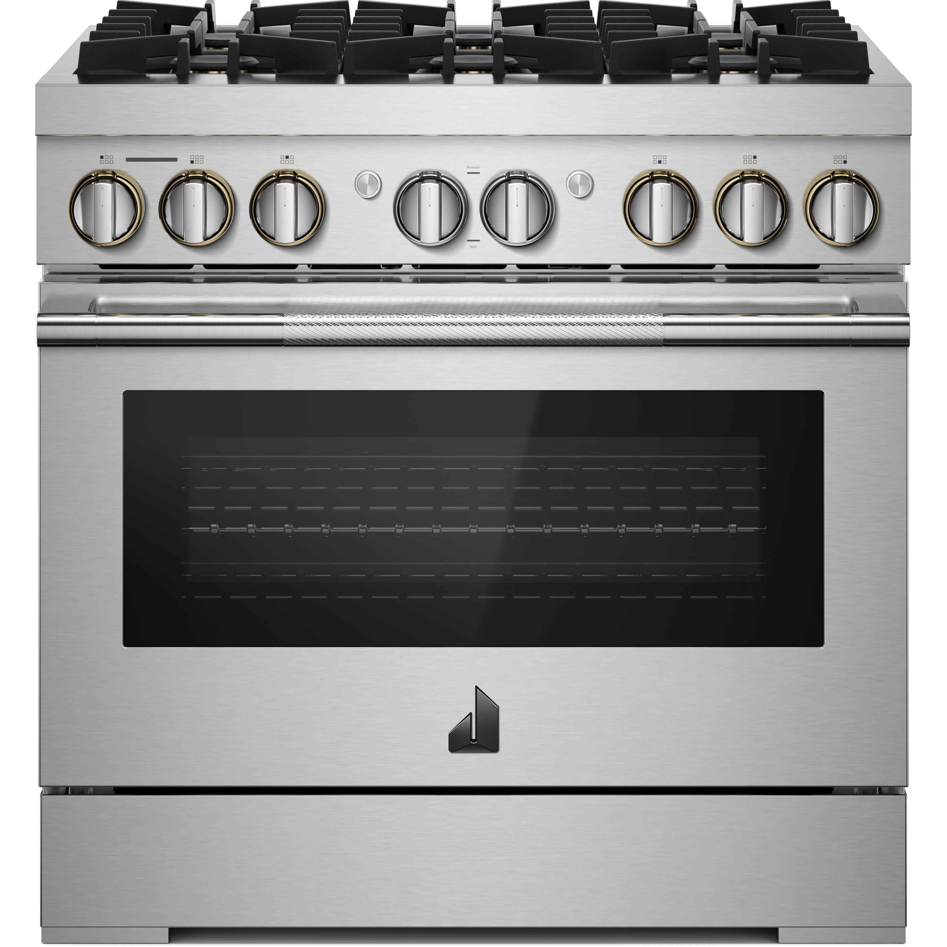  JennAir Rise 36-inch Professional-Style Dual-Fuel Range JDRP436HL IMAGE 1