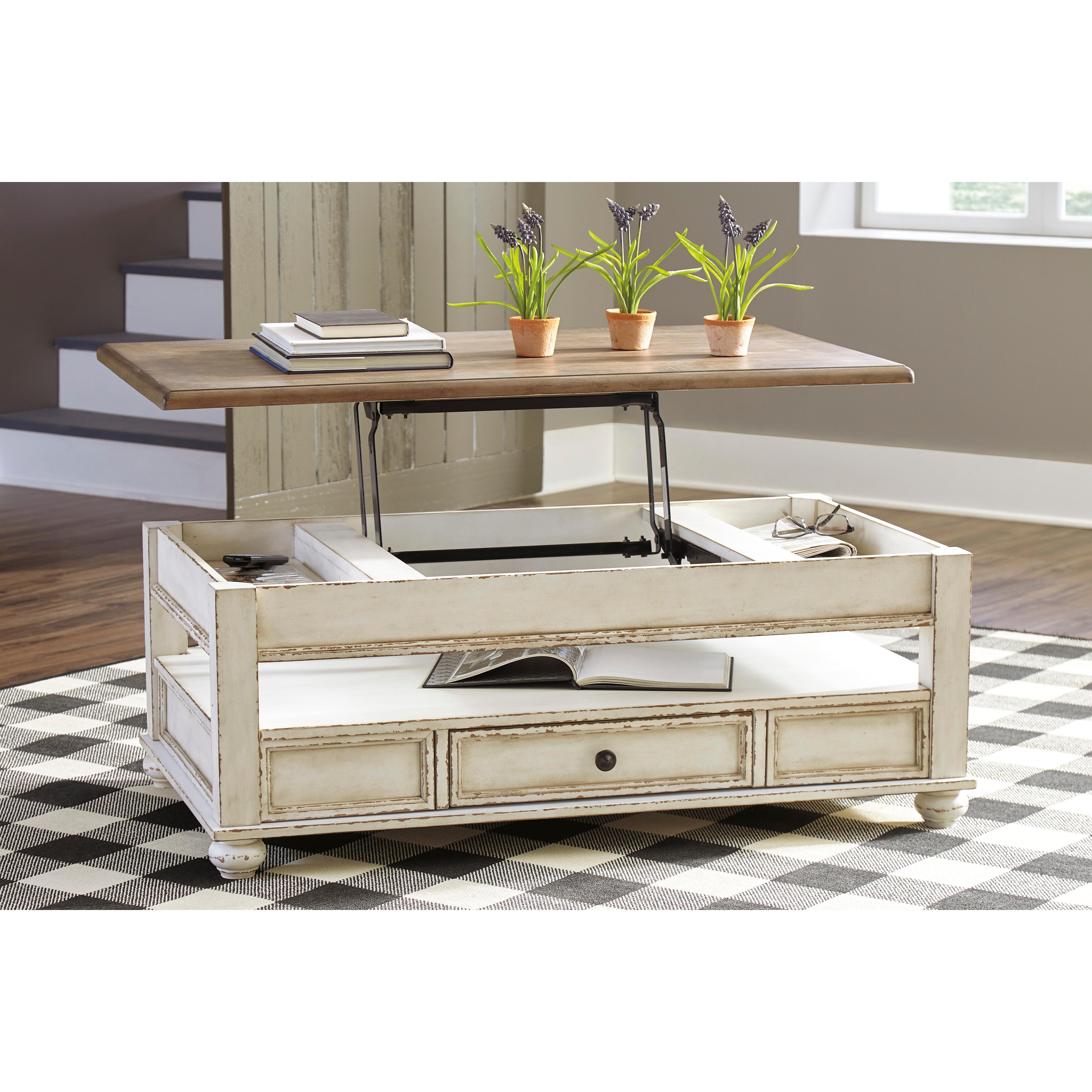  Signature Design by Ashley Realyn Lift Top Cocktail Table T523-9 IMAGE 8