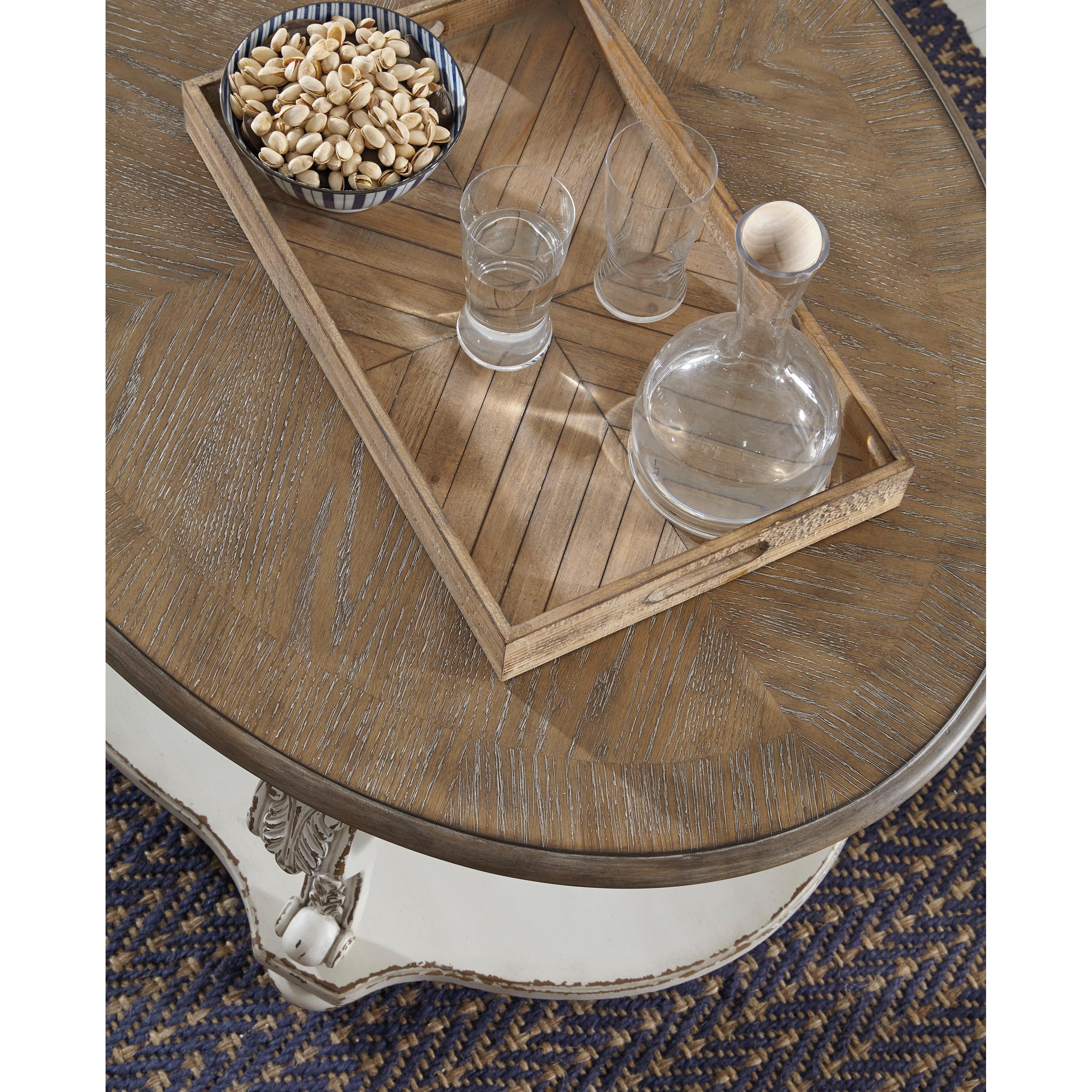 Signature Design by Ashley Realyn Cocktail Table T743-0 IMAGE 5