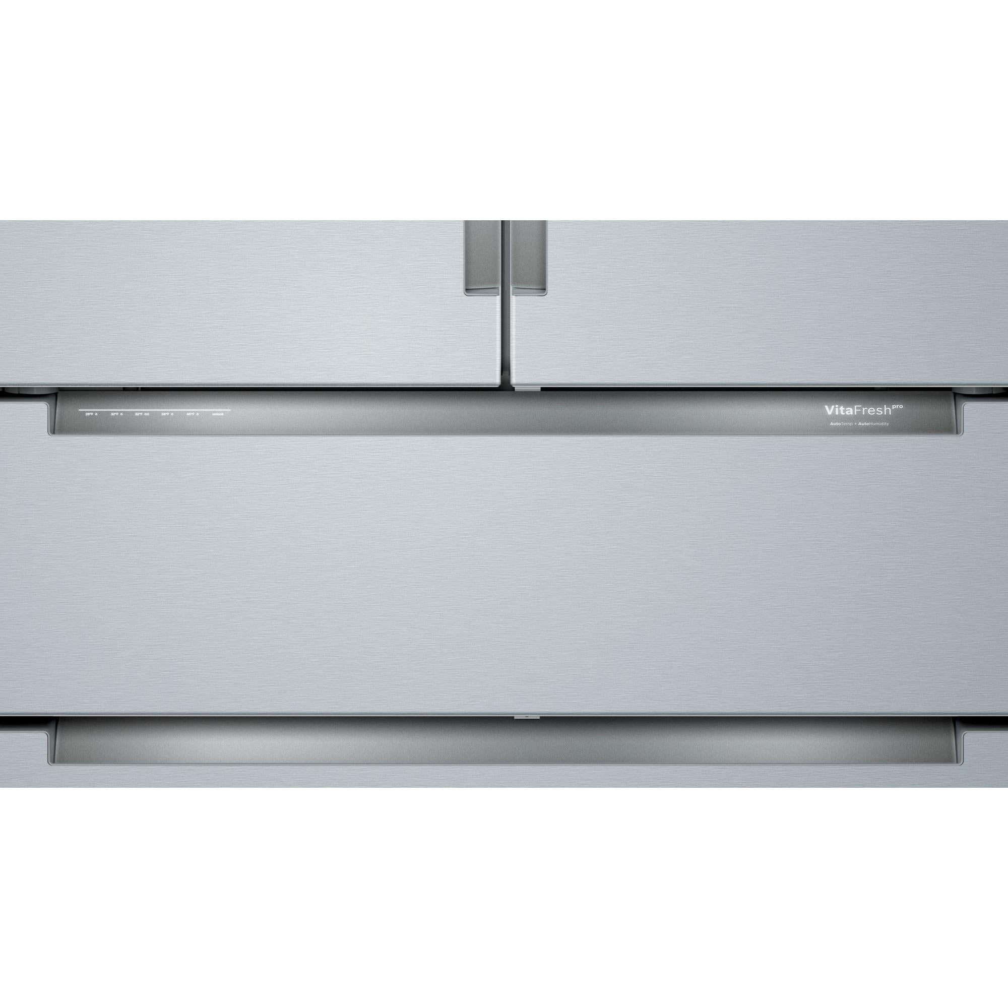  Bosch 36-inch, 21 cu.ft. Counter-Depth French 4-Door Refrigerator with VitaFreshPro™ Drawer B36CL80ENS IMAGE 6
