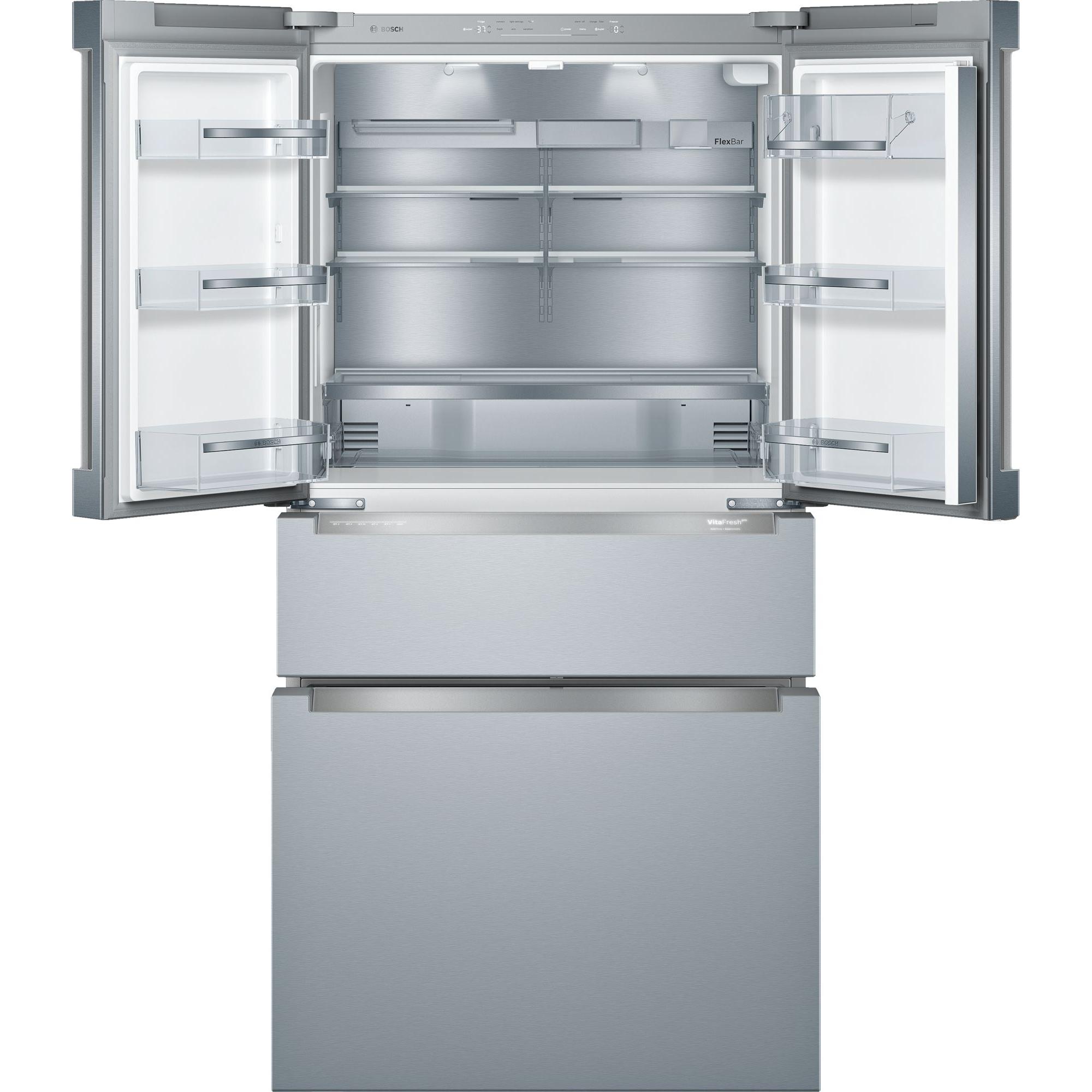  Bosch 36-inch, 21 cu.ft. Counter-Depth French 4-Door Refrigerator with VitaFreshPro™ Drawer B36CL80ENS IMAGE 7