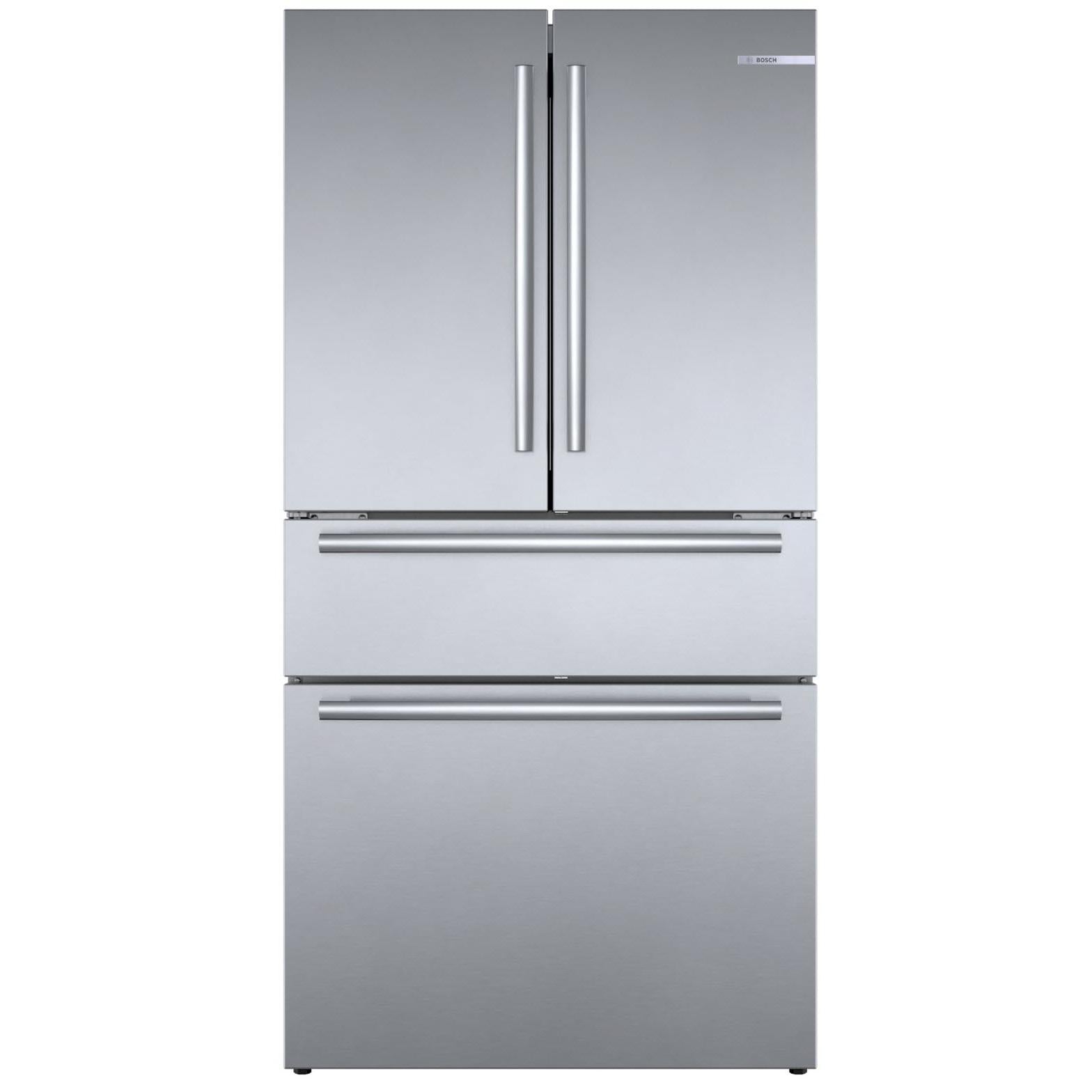  Bosch 36-inch, 21 cu.ft. Counter-Depth French 4-Door Refrigerator with VitaFreshPro™ Drawer B36CL80SNS IMAGE 1