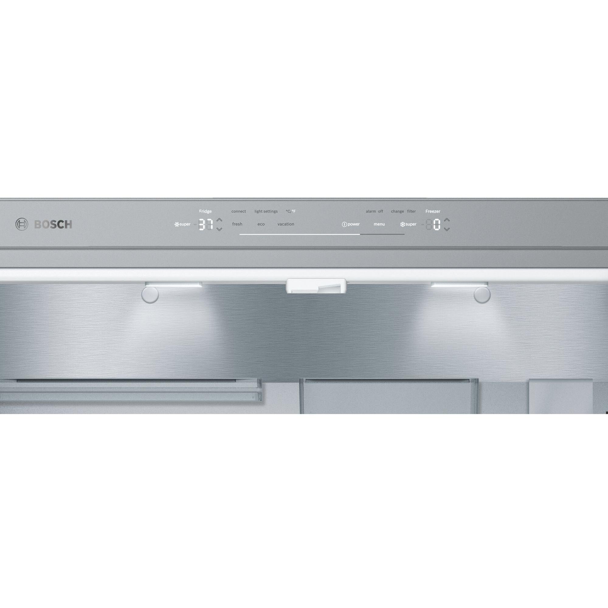  Bosch 36-inch, 21 cu.ft. Counter-Depth French 4-Door Refrigerator with VitaFreshPro™ Drawer B36CL80SNS IMAGE 7