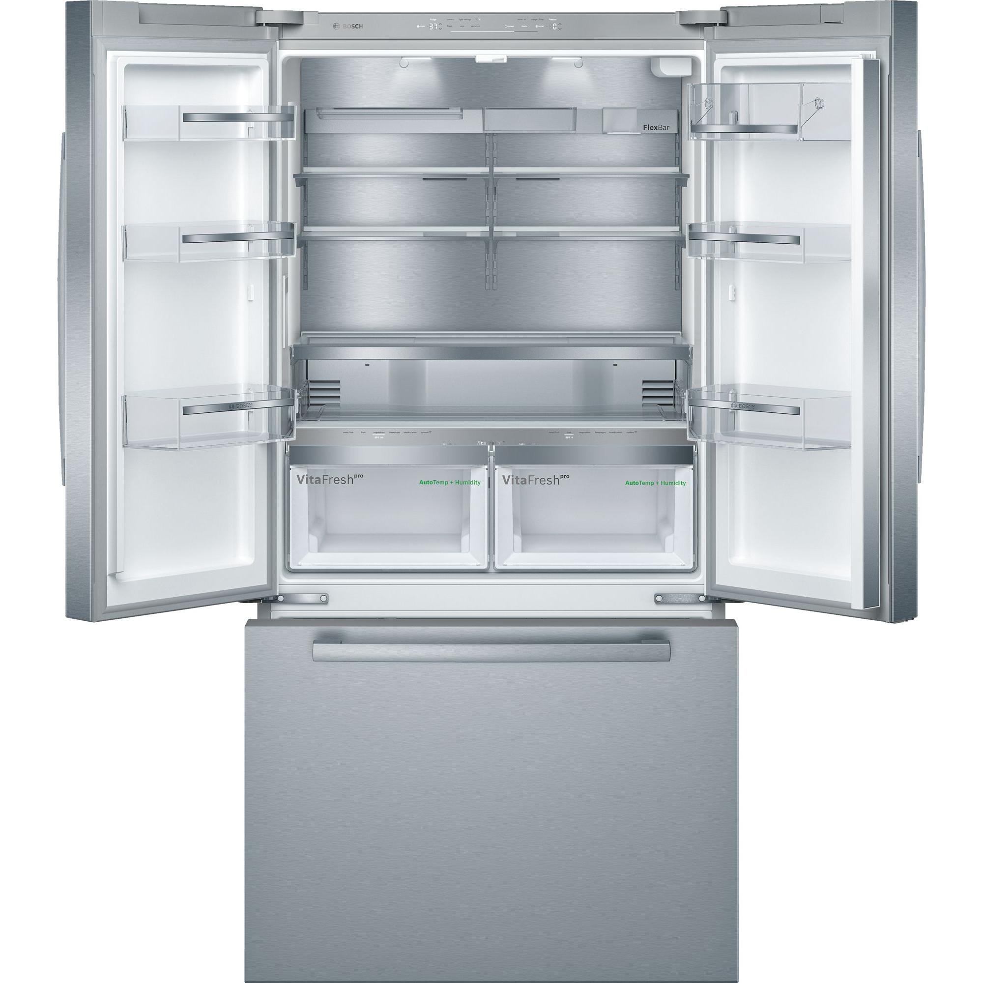  Bosch 36-inch, 21 cu.ft. Counter-Depth French 3-Door Refrigerator with VitaFreshPro™ Drawer B36CT80SNS IMAGE 4