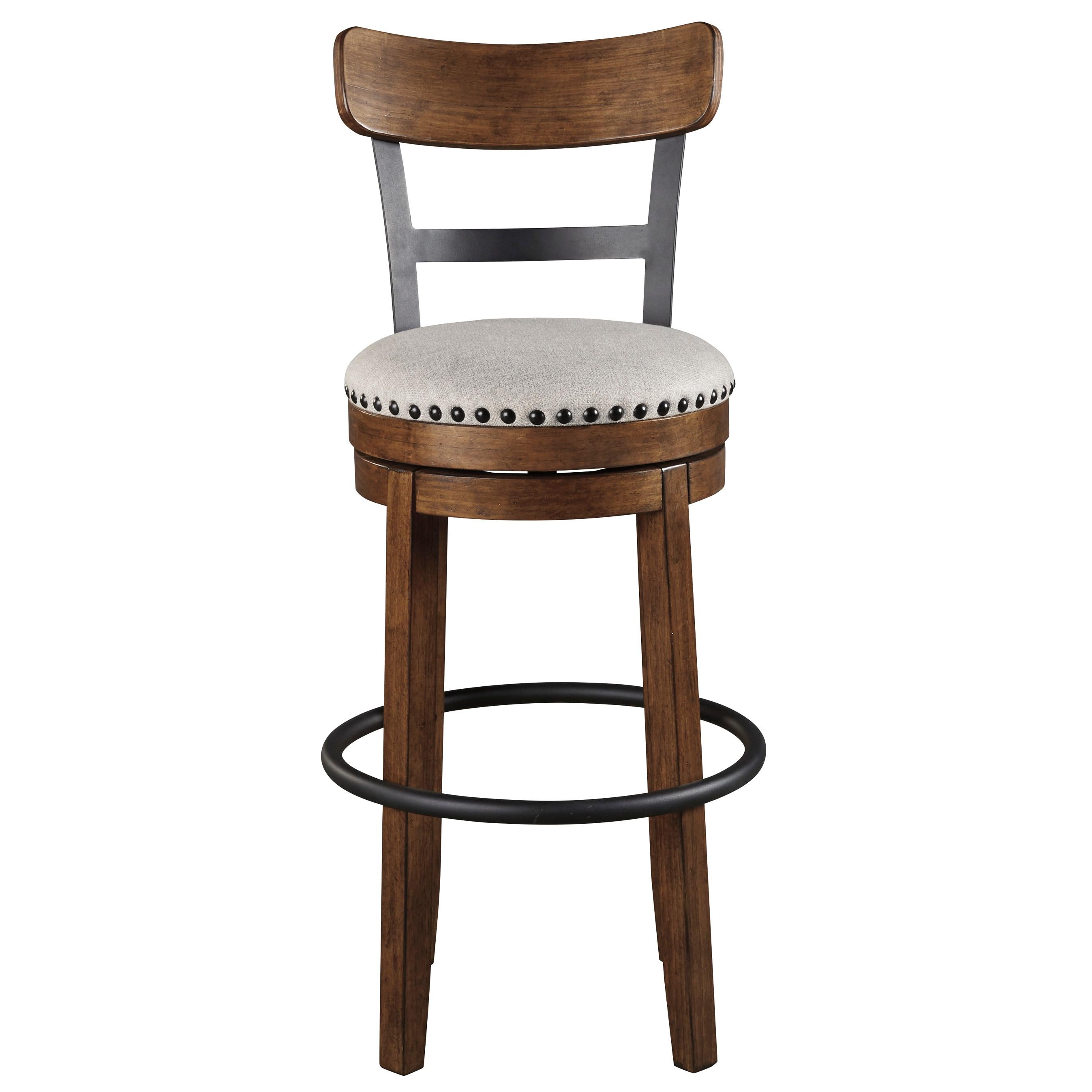  Signature Design by Ashley Valebeck Pub Height Stool D546-430 IMAGE 2