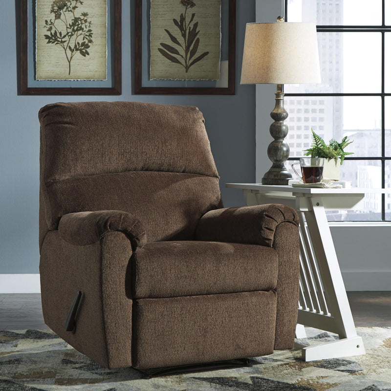 Signature Design by Ashley Nerviano Fabric Recliner with Wall Recline 1080229 IMAGE 3