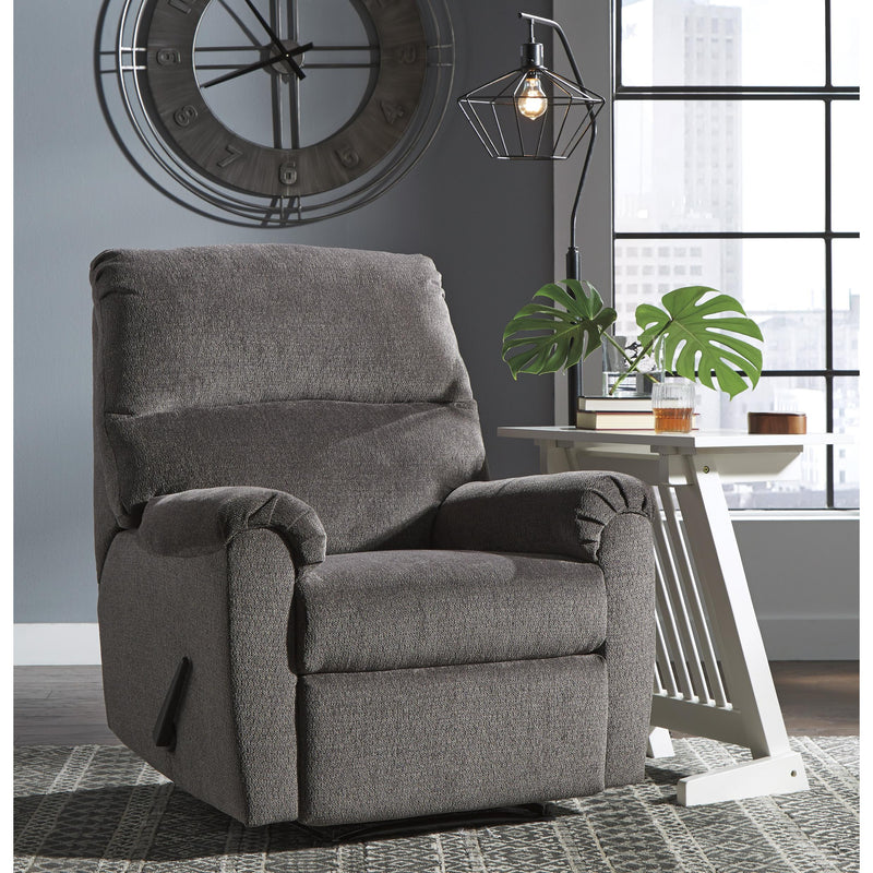 Signature Design by Ashley Nerviano Fabric Recliner with Wall Recline 1080329 IMAGE 3