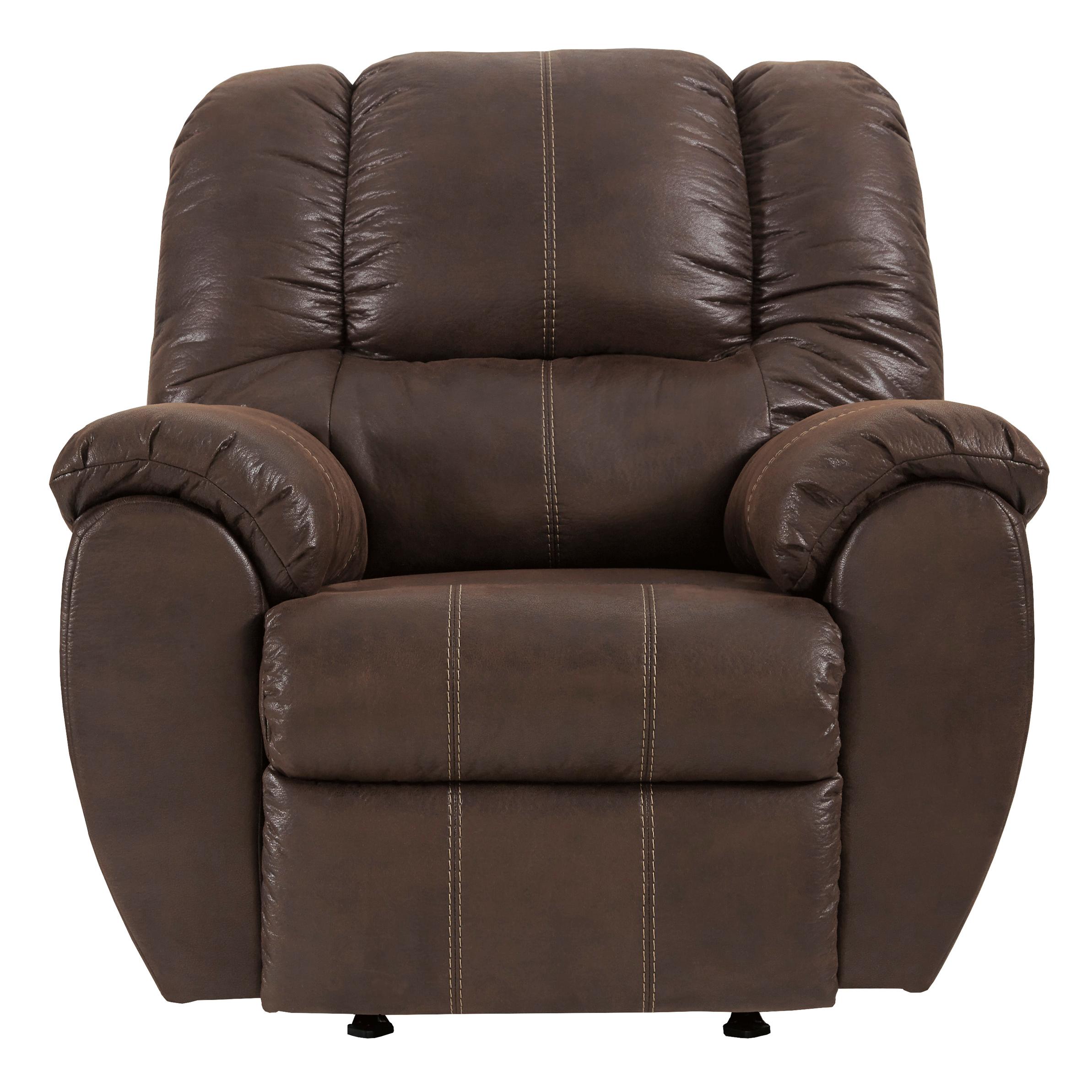  Signature Design by Ashley McGann Rocker Leather Look Recliner 1030125 IMAGE 1