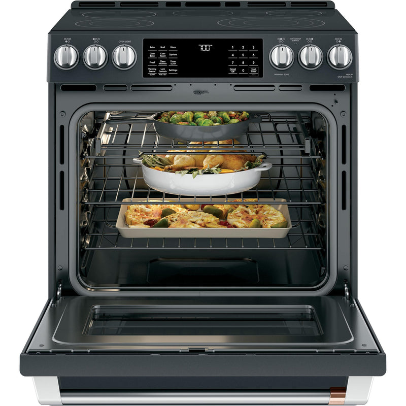 Café 30-inch Slide-In Electric Range with WiFi Connect CCES700P3MD1 IMAGE 5