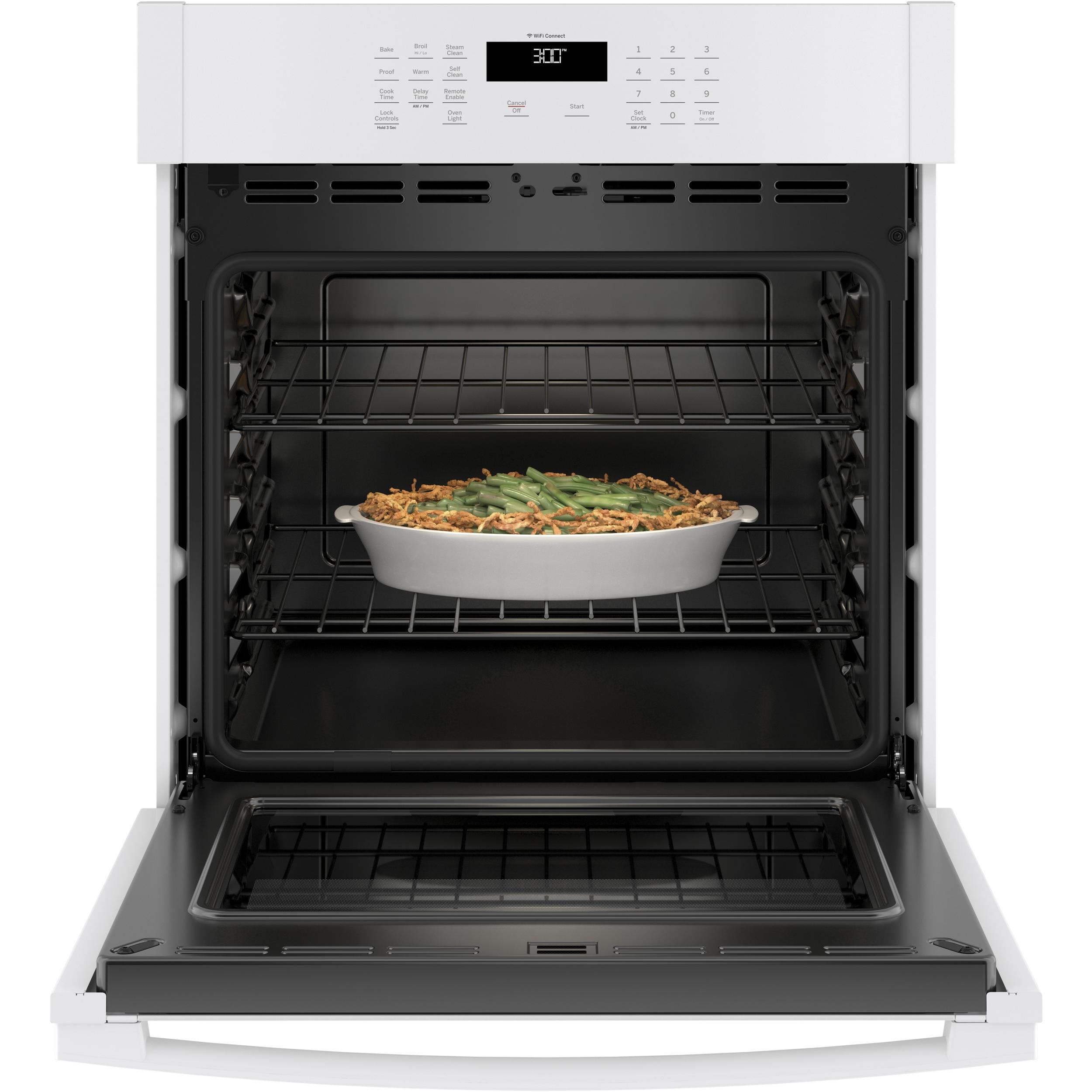  GE 27-inch, 4.3 cu. ft. Built-in Single Wall Oven JKS3000DNWW IMAGE 4