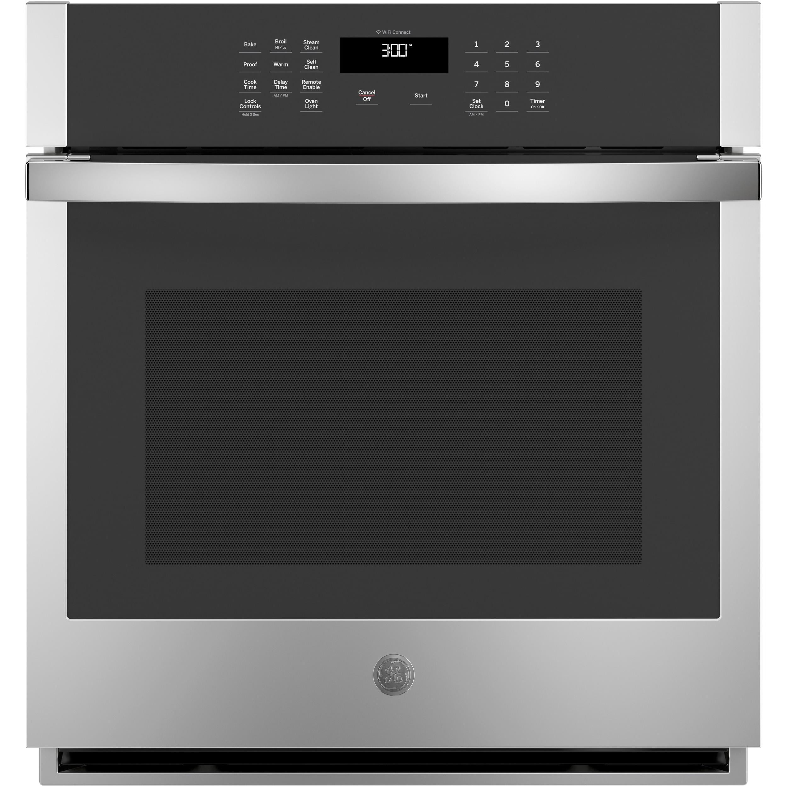  GE 27-inch, 4.3 cu. ft. Built-in Single Wall Oven JKS3000SNSS IMAGE 1