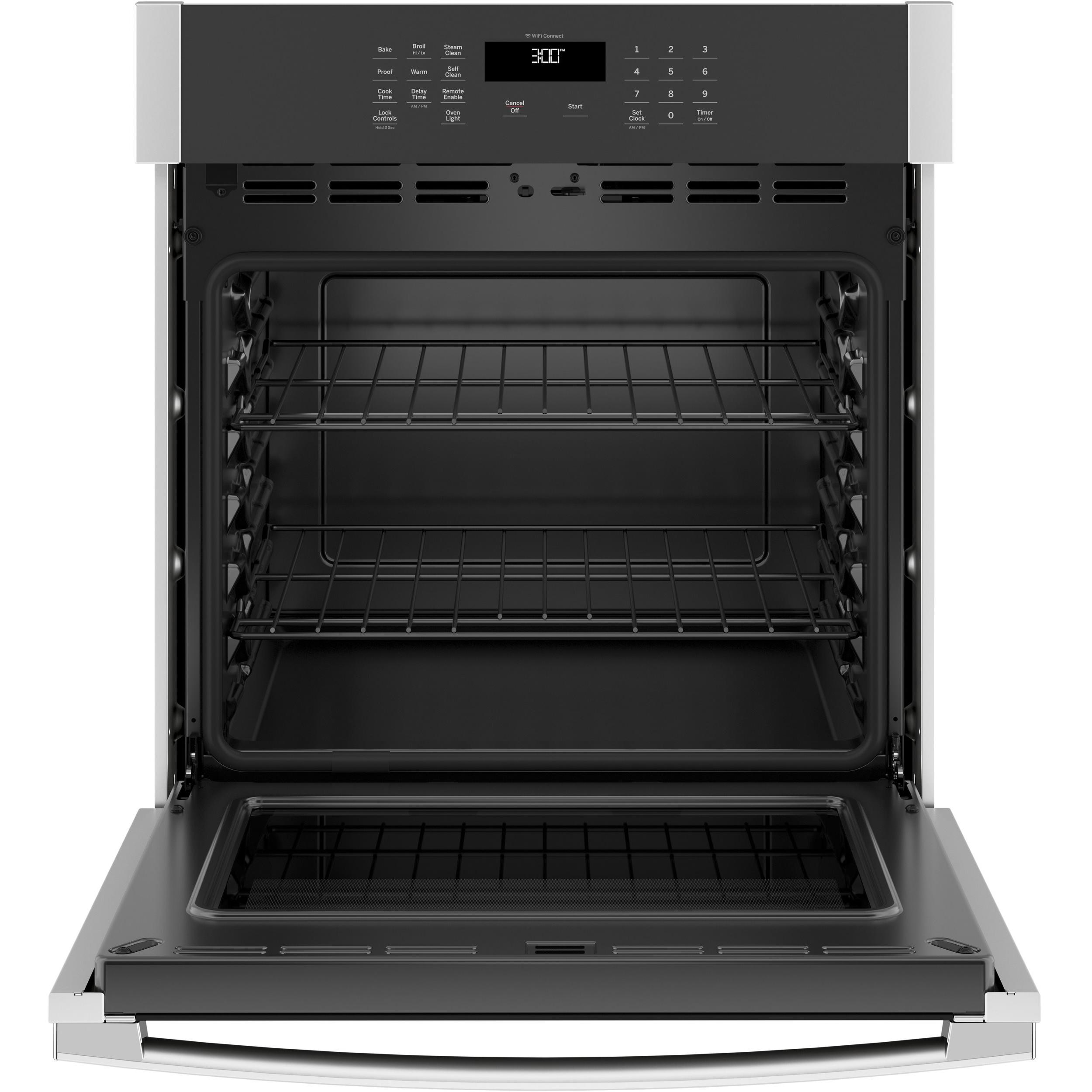  GE 27-inch, 4.3 cu. ft. Built-in Single Wall Oven JKS3000SNSS IMAGE 3
