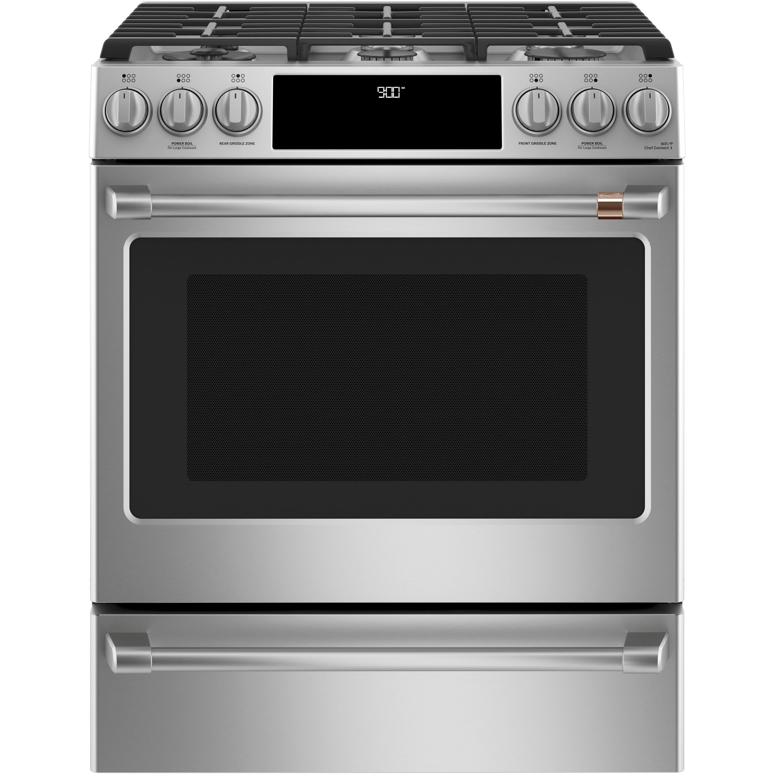  Café 30-inch Slide-in Dual-Fuel Range with Convection Technology CC2S900P2MS1 IMAGE 1