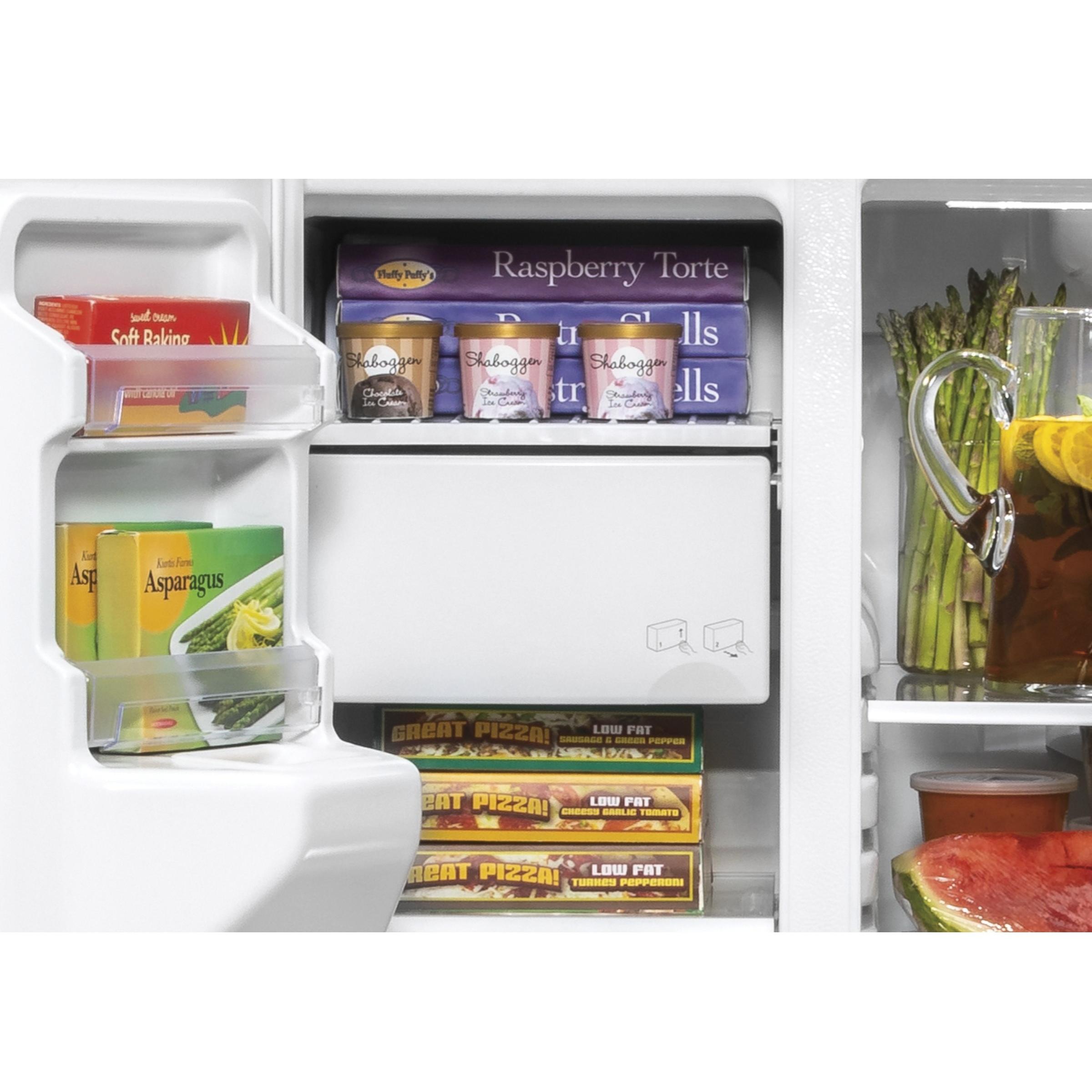  GE 36-inch, 21.8 cu.ft. Counter-Depth Side-by-Side Refrigerator with Water and Ice Dispensing System GZS22IYNFS IMAGE 6