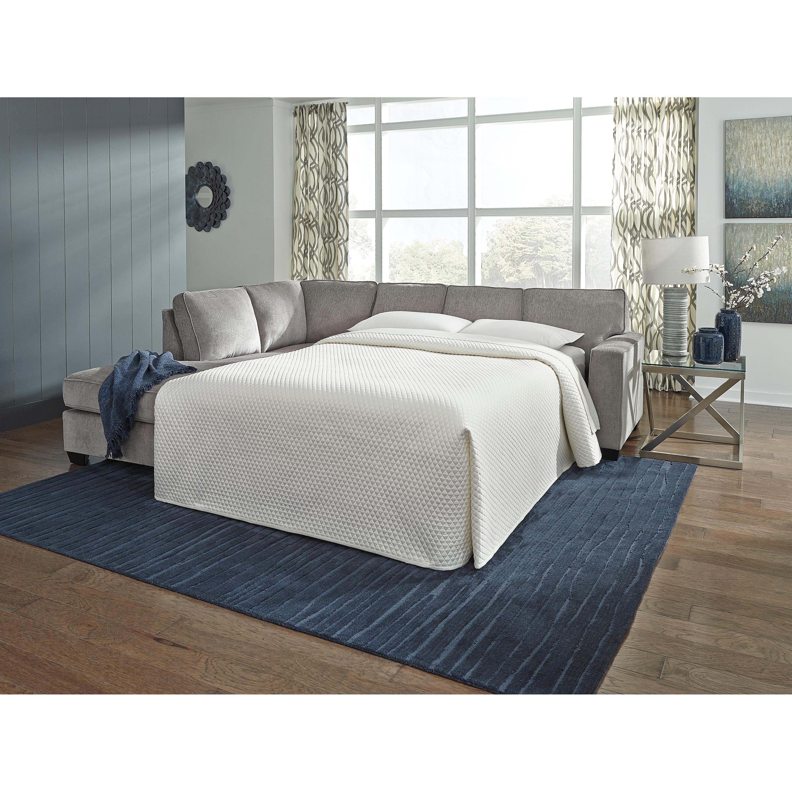  Signature Design by Ashley Altari Fabric Full Sleeper Sectional 8721416/8721483 IMAGE 3
