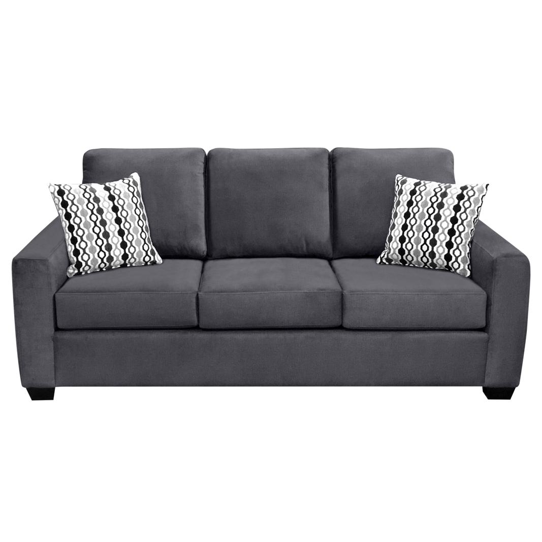 Elite Sofa Designs Nordel Stationary Fabric Sofa Nordel Sofa - Pebble Charcoal IMAGE 1