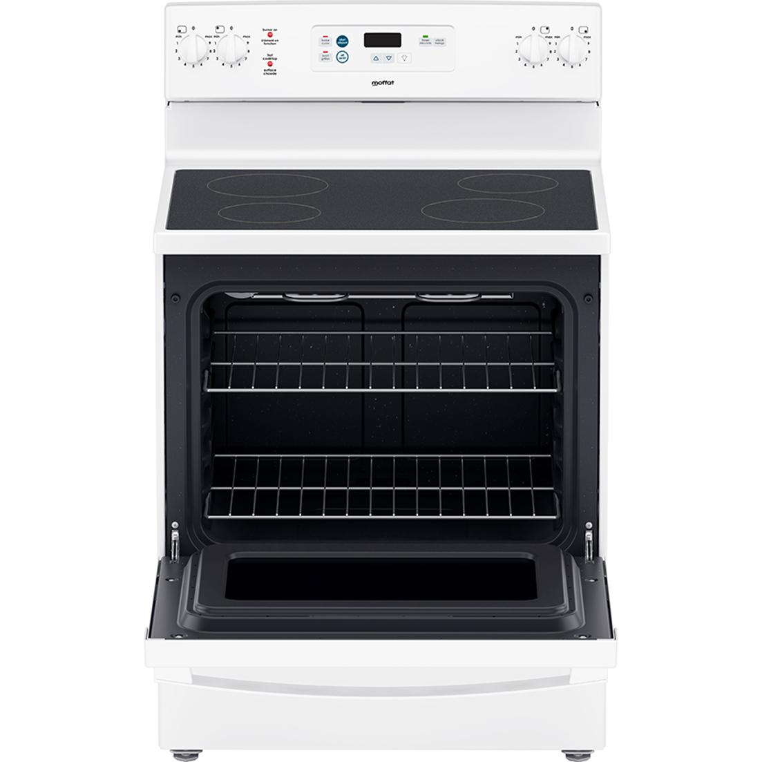  Moffat 30-inch Freestanding Electric Range MCBS585DNWW IMAGE 4