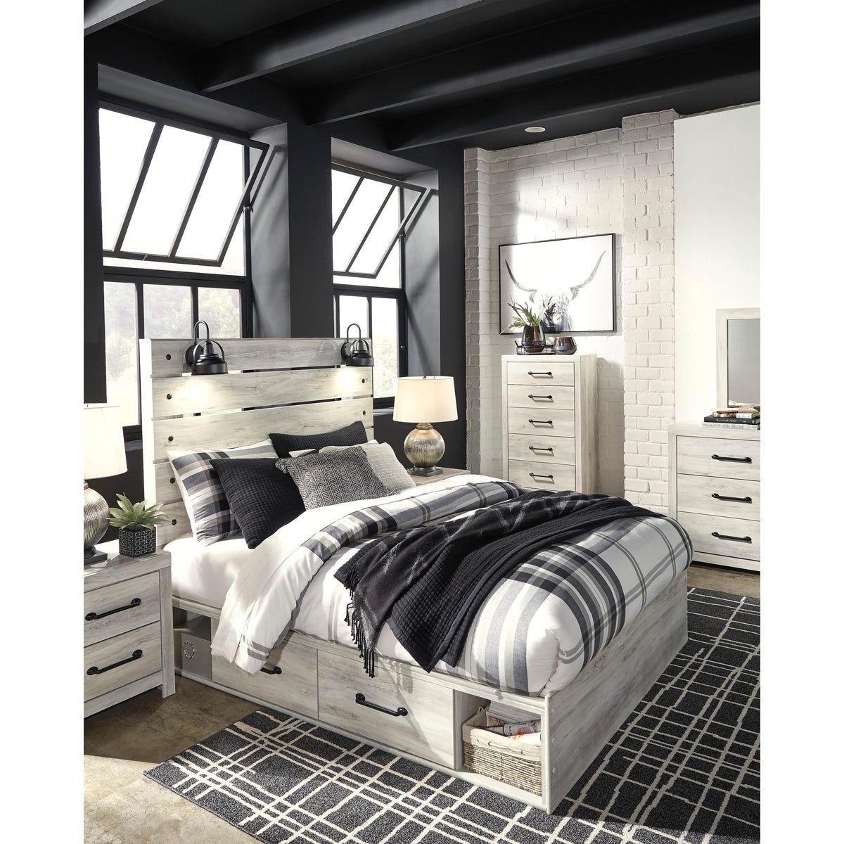 Signature Design by Ashley Cambeck Queen Panel Bed with Storage B192-57/B192-54/B192-60/B192-60/B100-13 IMAGE 9