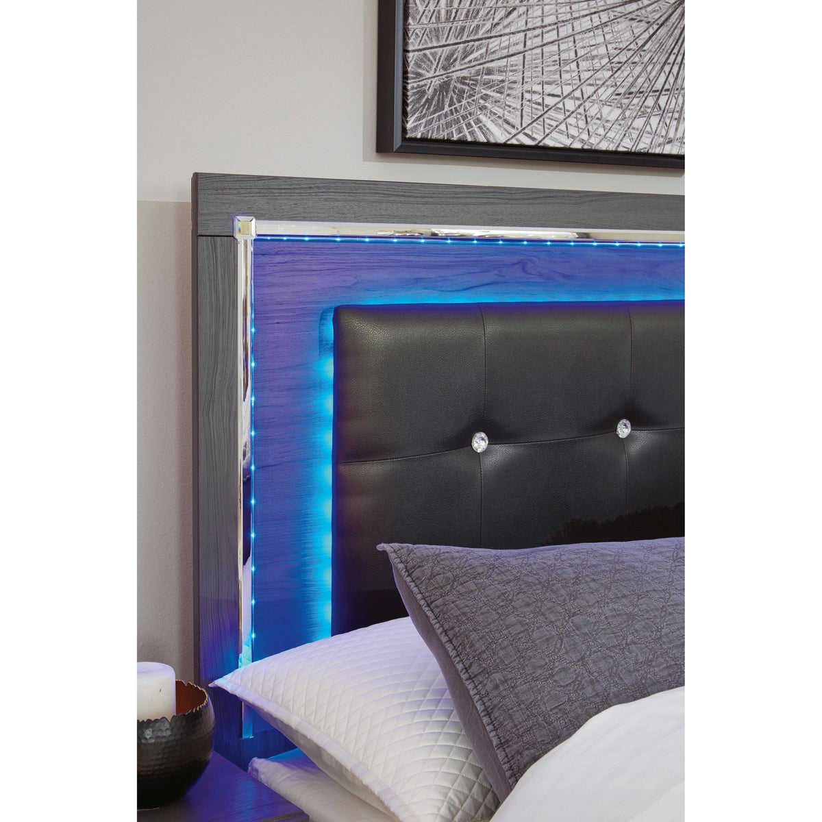  Signature Design by Ashley Lodanna B214B5 Full Panel Bed with 2 Storage Drawers IMAGE 3