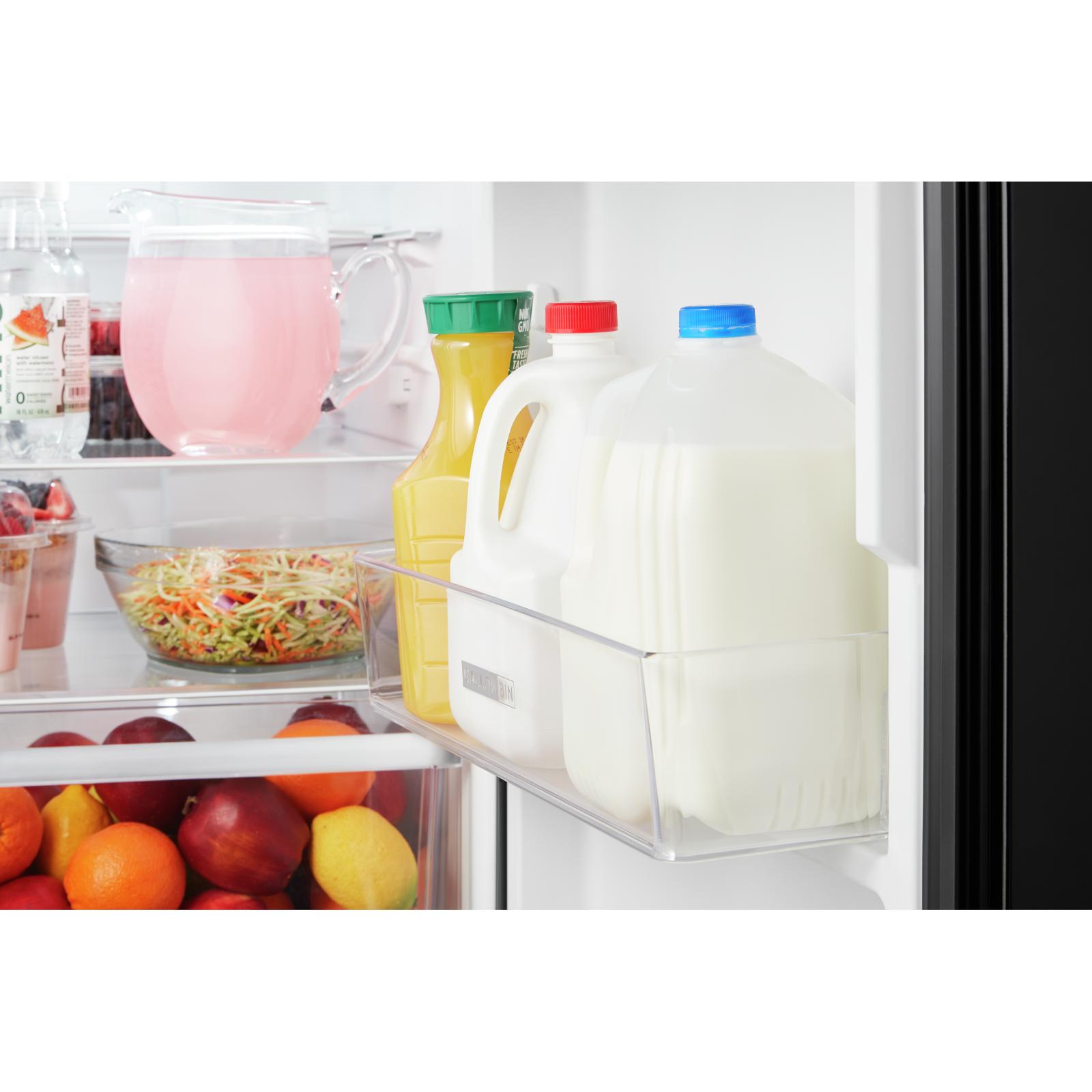  Whirlpool 24 3/8", 11.6 cu.ft. Top Freezer Freestanding Refrigerator with Freezer Temperature Controls WRT312CZJB IMAGE 7